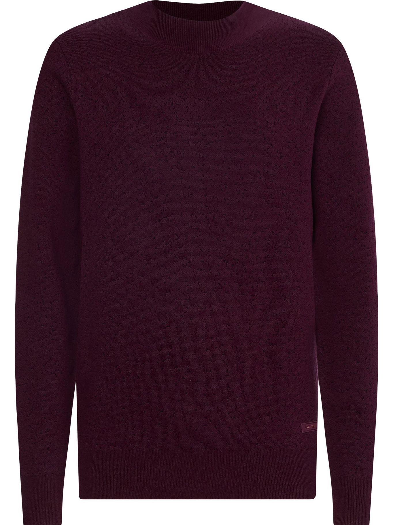 Suéter Speckle Jacquard Burdeo Calvin Klein-0