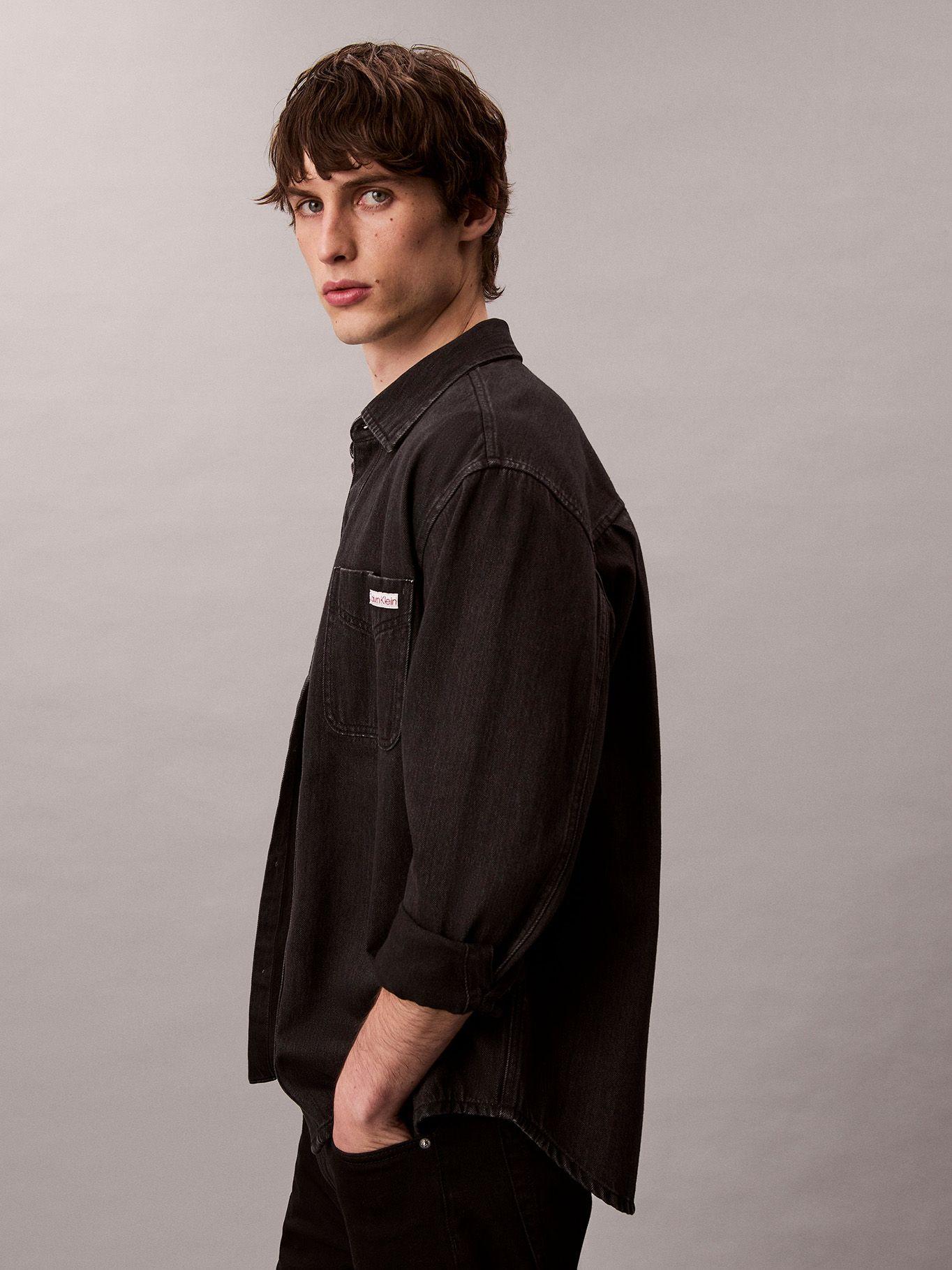 Sobrecamisa Classic 205 Negro Calvin Klein-3