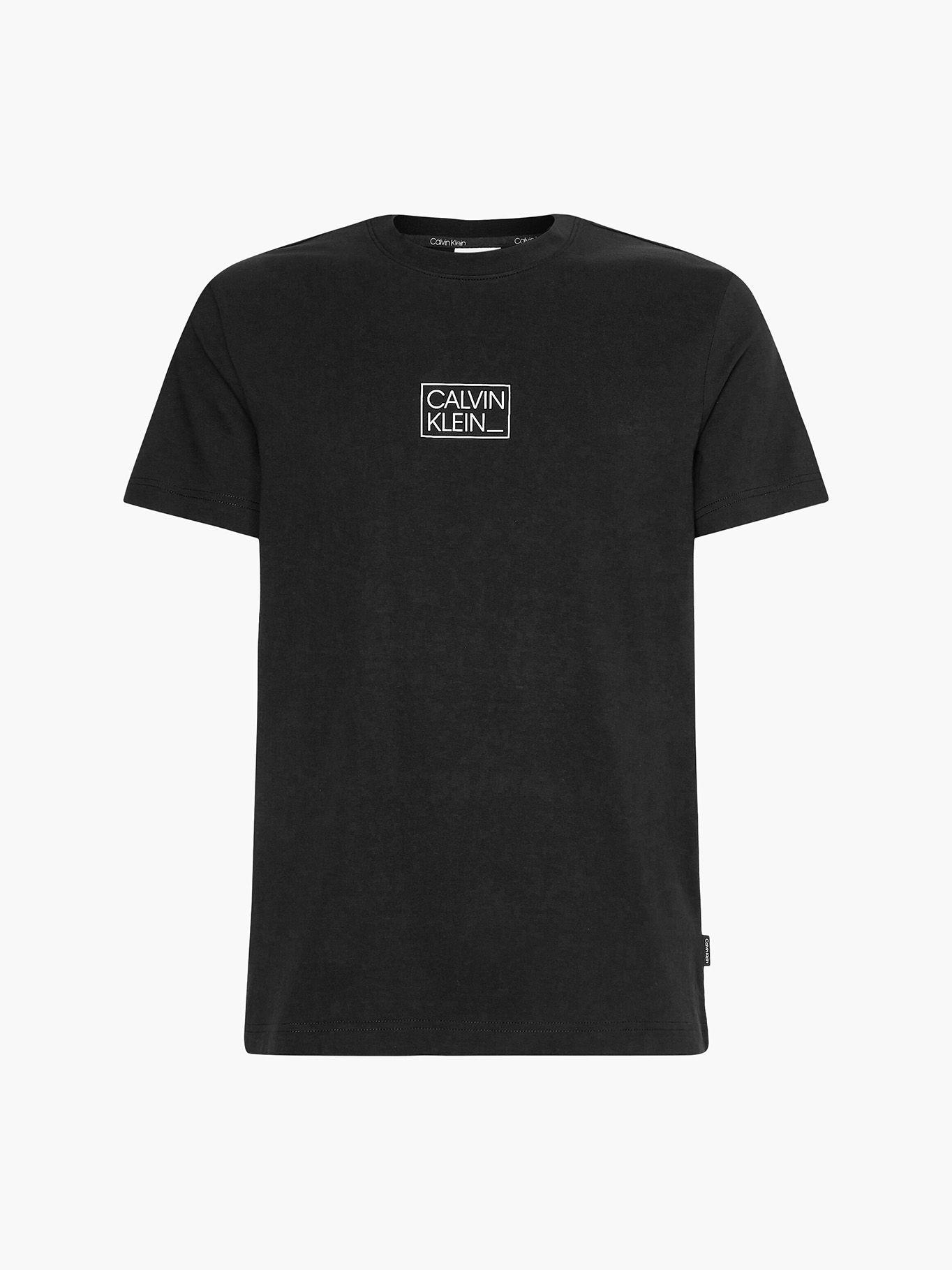 Polera Chest Box Logo Negro Calvin Klein-4