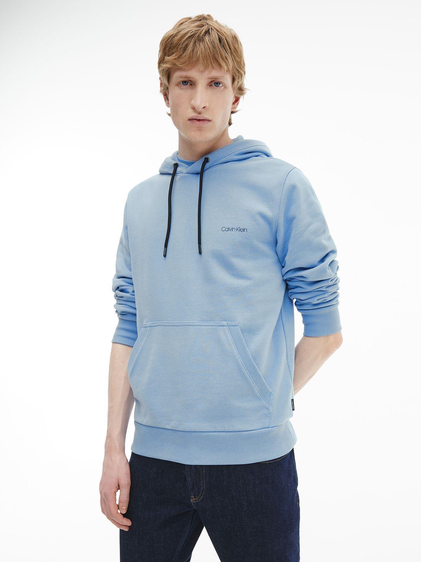 Polerón Small Chest Logo Hoodie Azul Calvin Klein-0
