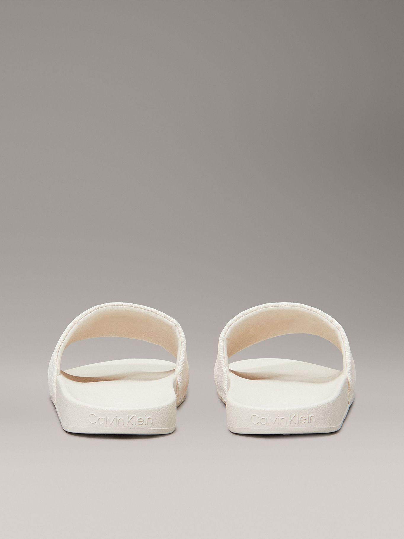 Sandalias de Jacquard con Logo Beige Calvin Klein-1