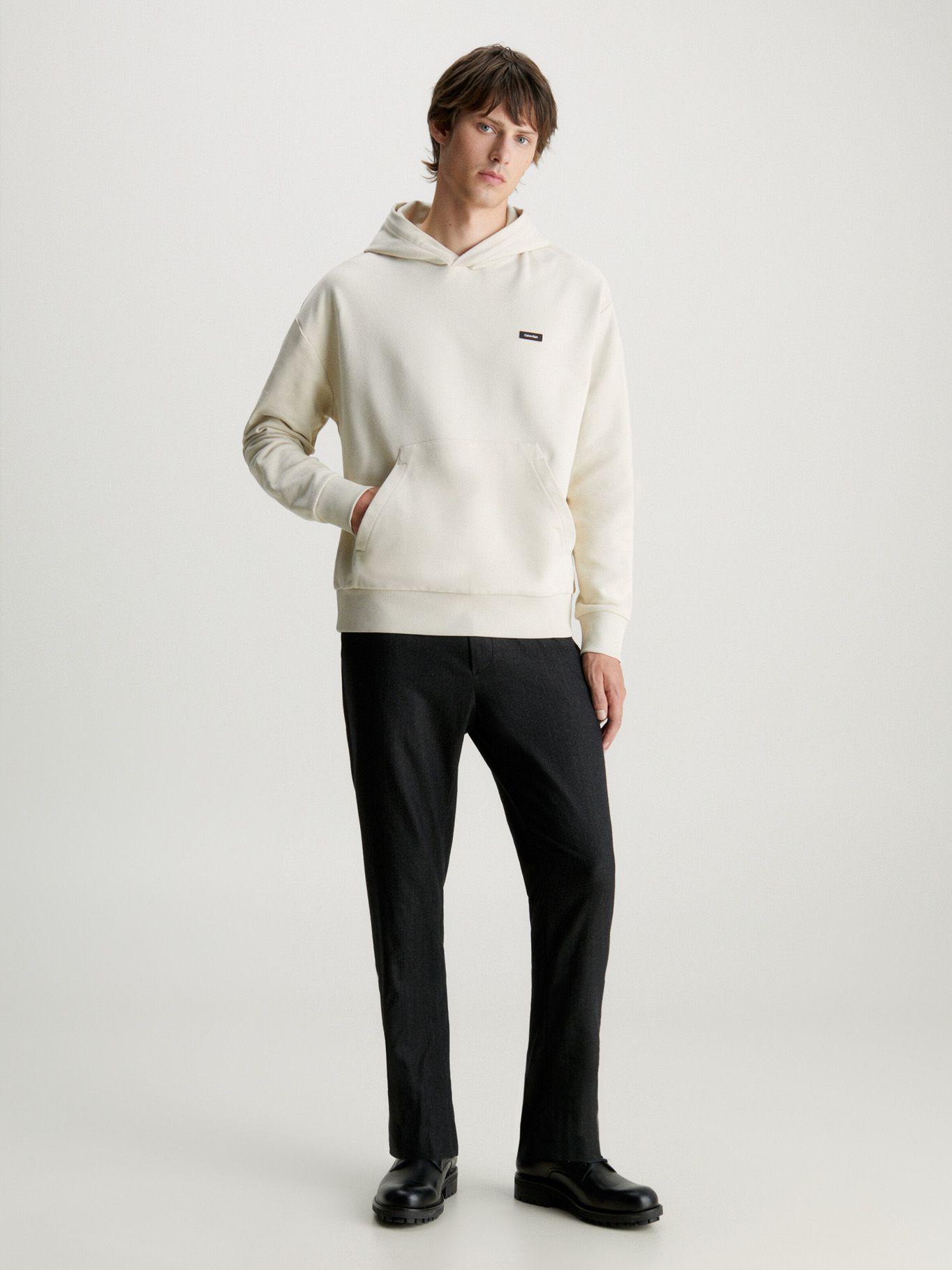 Polerón con Gorro Cotton Comfort Beige Calvin Klein-1