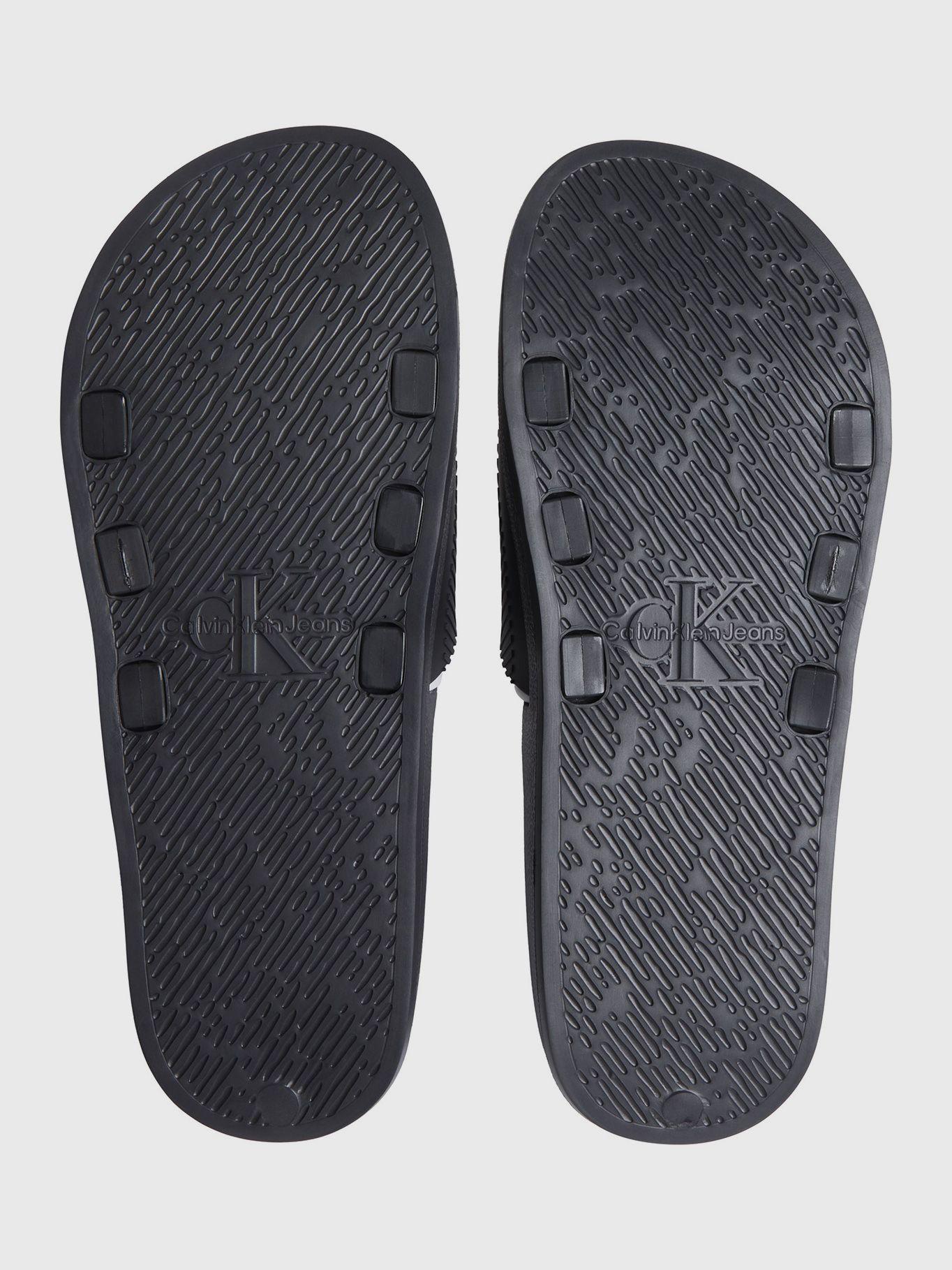 Sandalias Slide Rubber Negro Calvin Klein-3