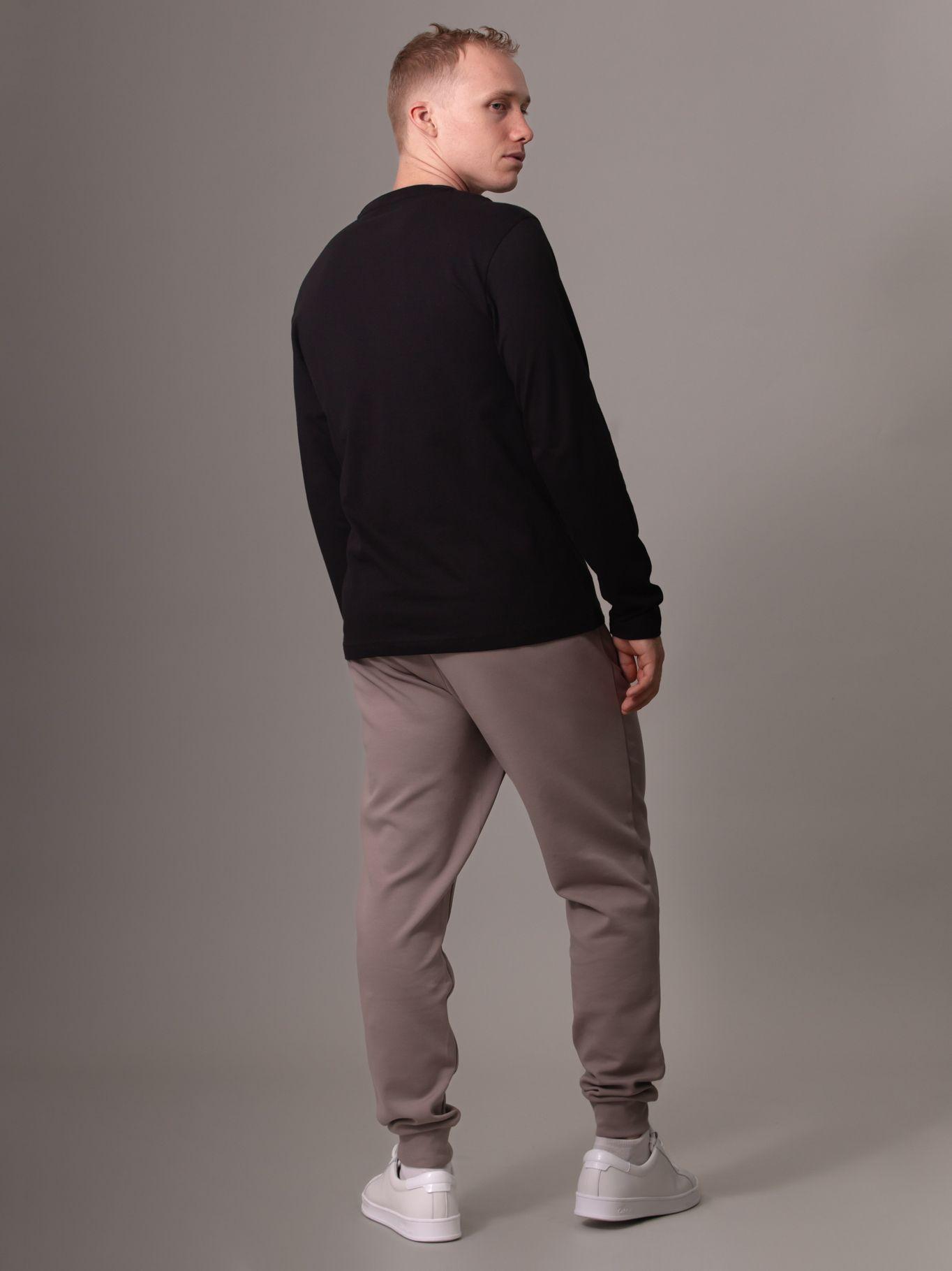 Polera LS Horizontal Logo Negro Calvin Klein-2