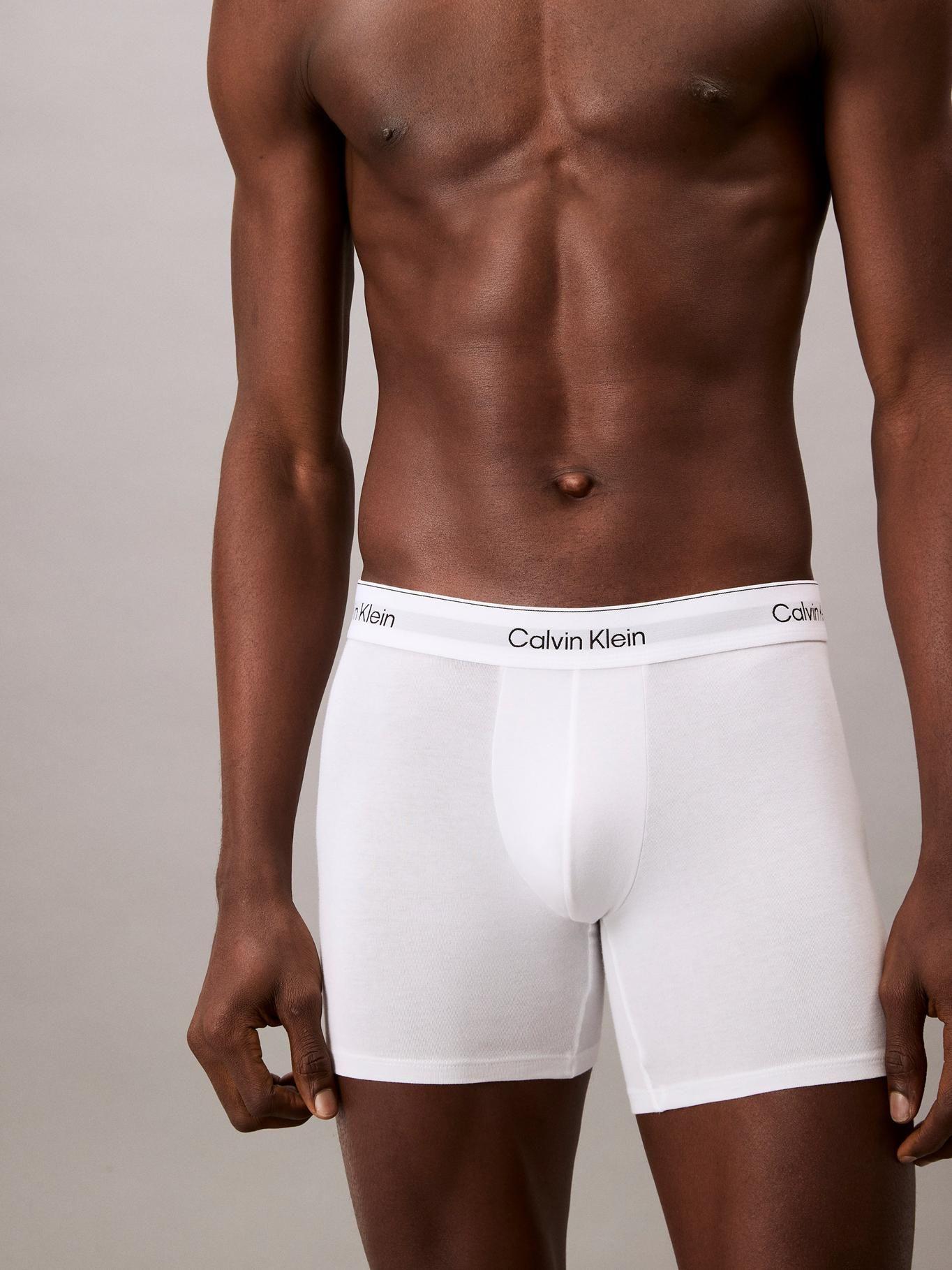 Pack 3 Bóxers AjustadosCott Stretch Blanco Calvin Klein-1