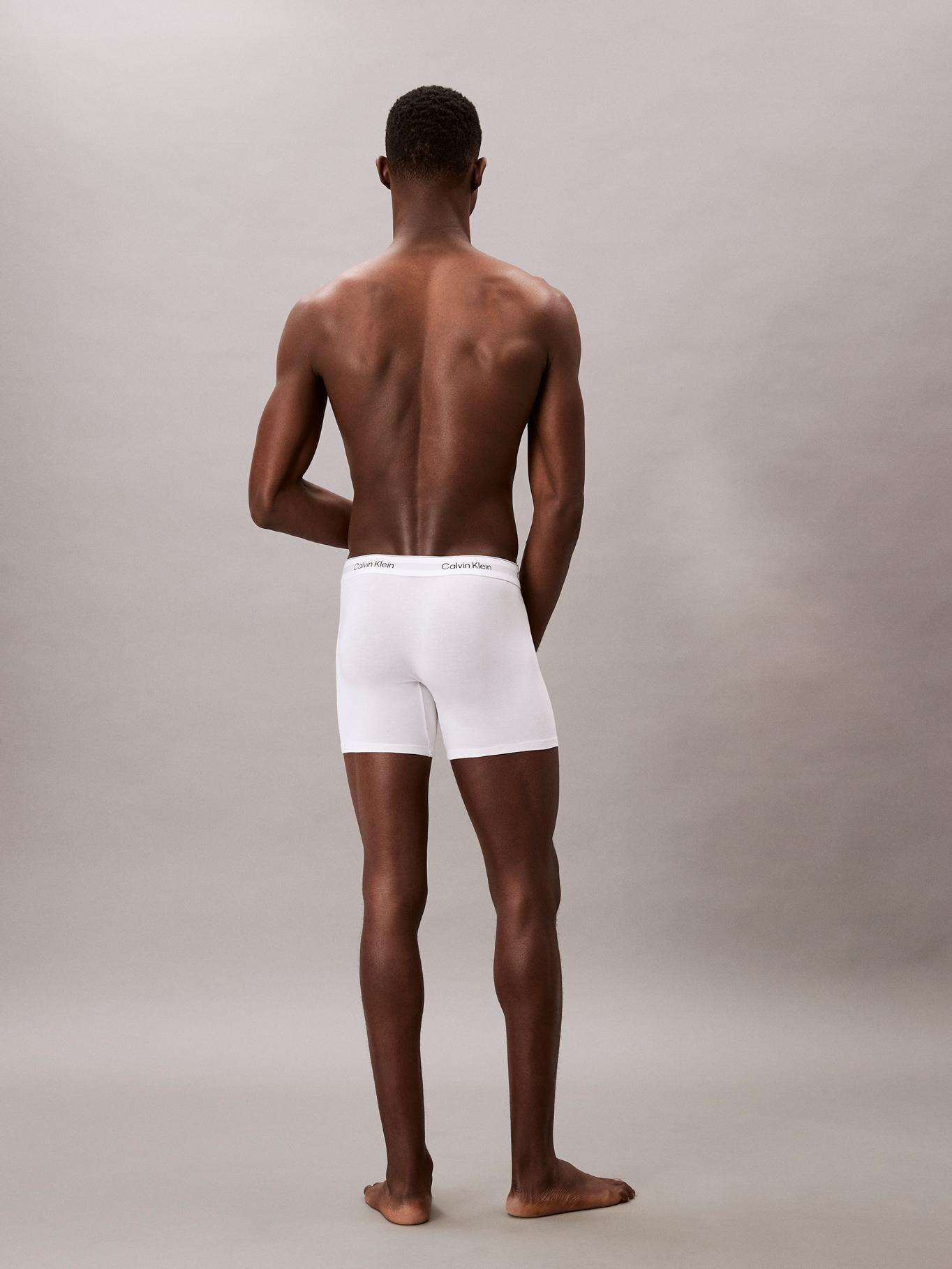 Pack 3 Bóxers AjustadosCott Stretch Blanco Calvin Klein-3