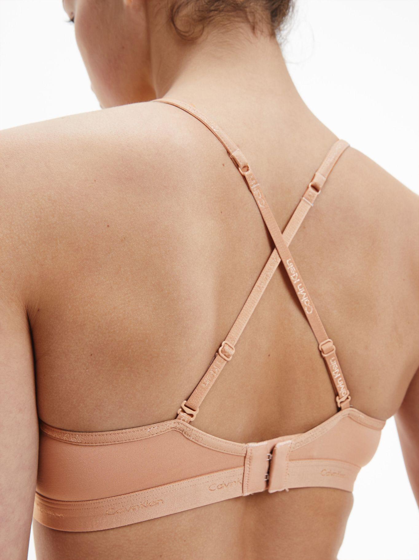 Bralette Triángulo Café Calvin Klein-3