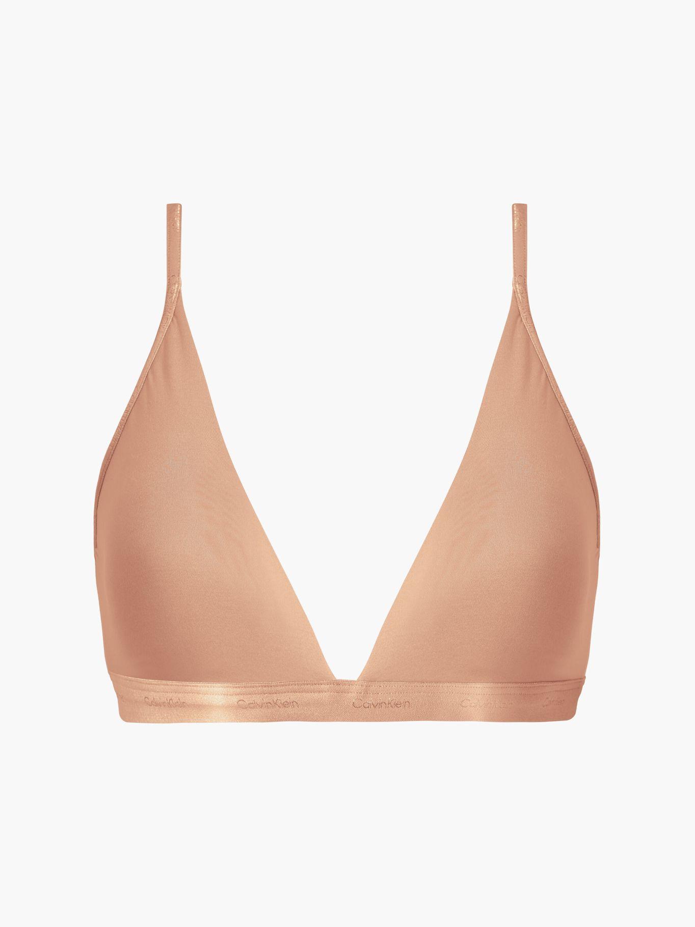 Bralette Triángulo Café Calvin Klein-4