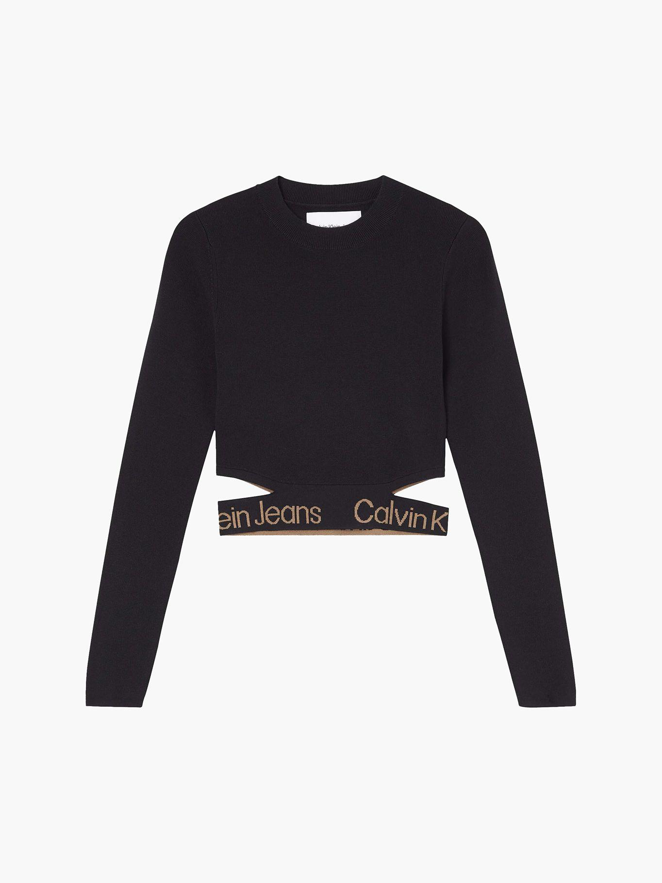 Suéter Waist Logo 787 Negro Calvin Klein-4