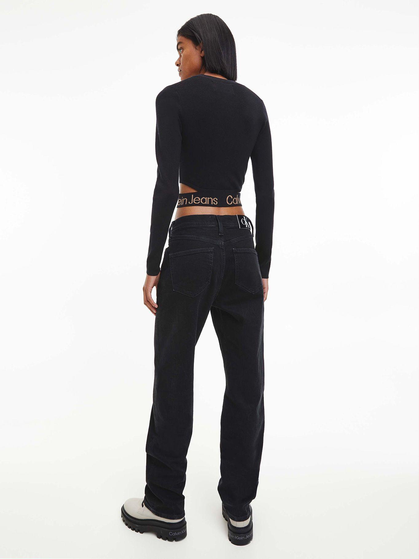 Suéter Waist Logo 787 Negro Calvin Klein-2