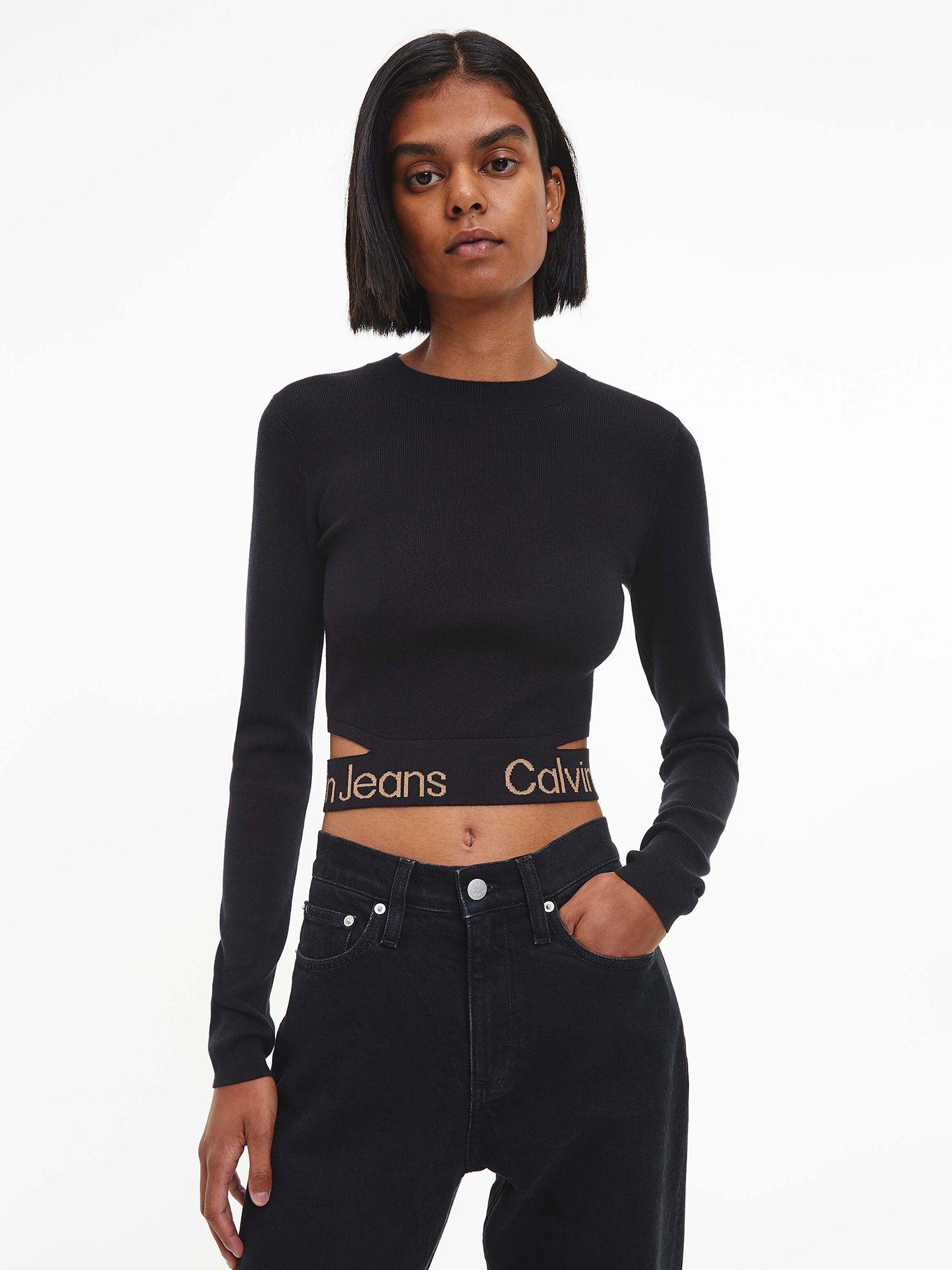 Suéter Waist Logo 787 Negro Calvin Klein-0