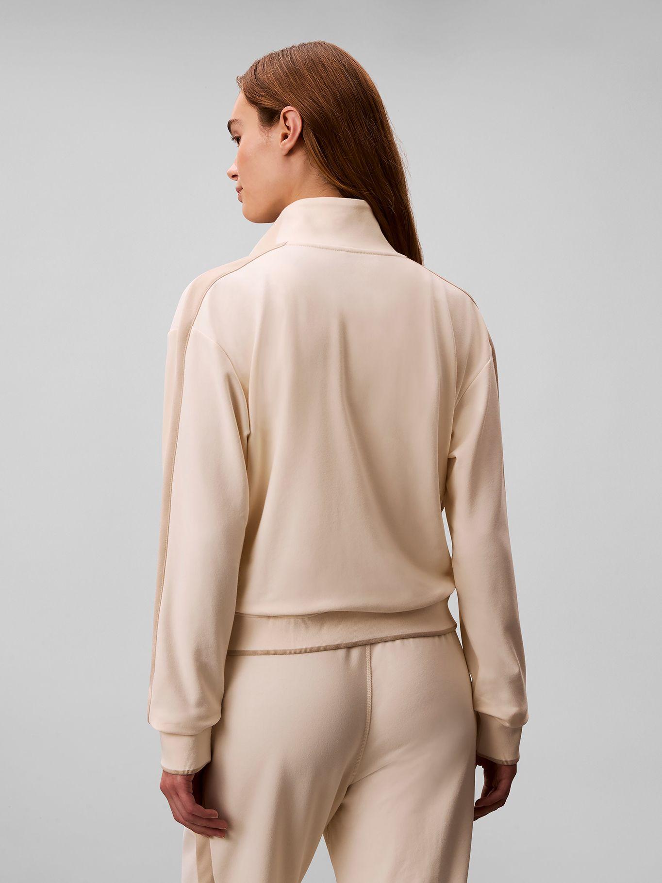 Chaqueta Stretch Terry Beige Calvin Klein-2