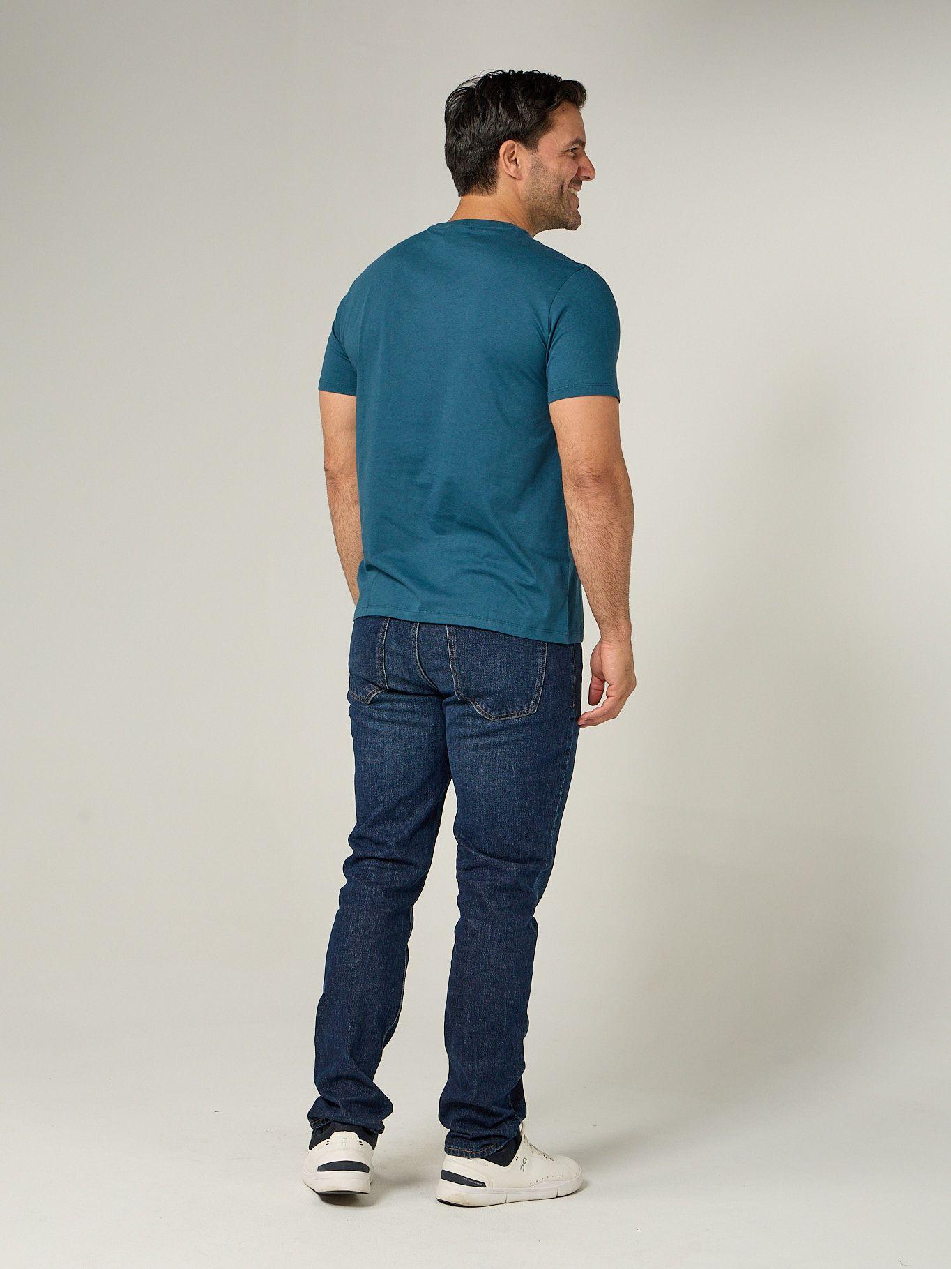 Polera Monograma Bagde 30S Azul Calvin Klein-2