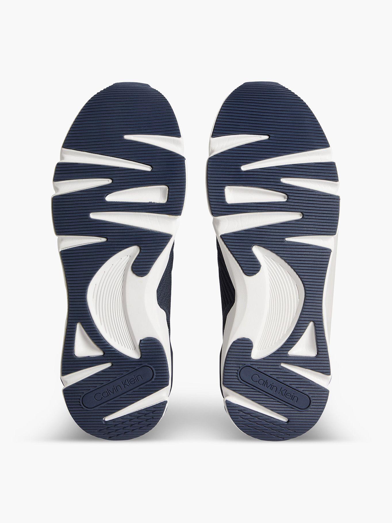 Zapatilla Low Top Lace Up Knit Azul Calvin Klein-3