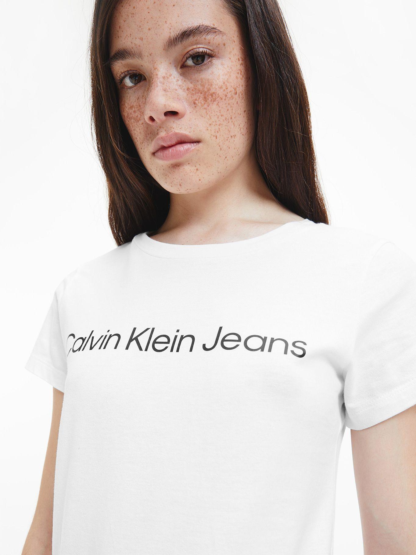 Pack 2 Poleras Institutional Logo Negro/Blanco Calvin Klein-3