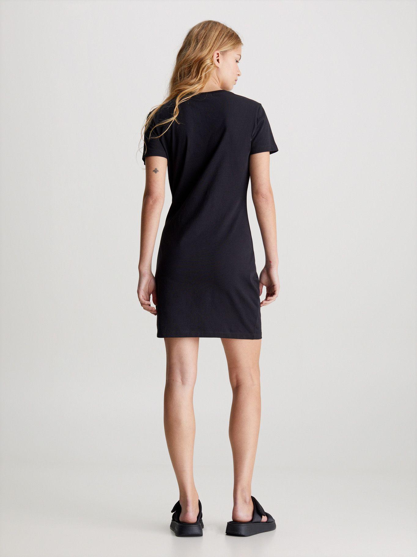 Vestido Diffused Monologo Negro Calvin Klein-1
