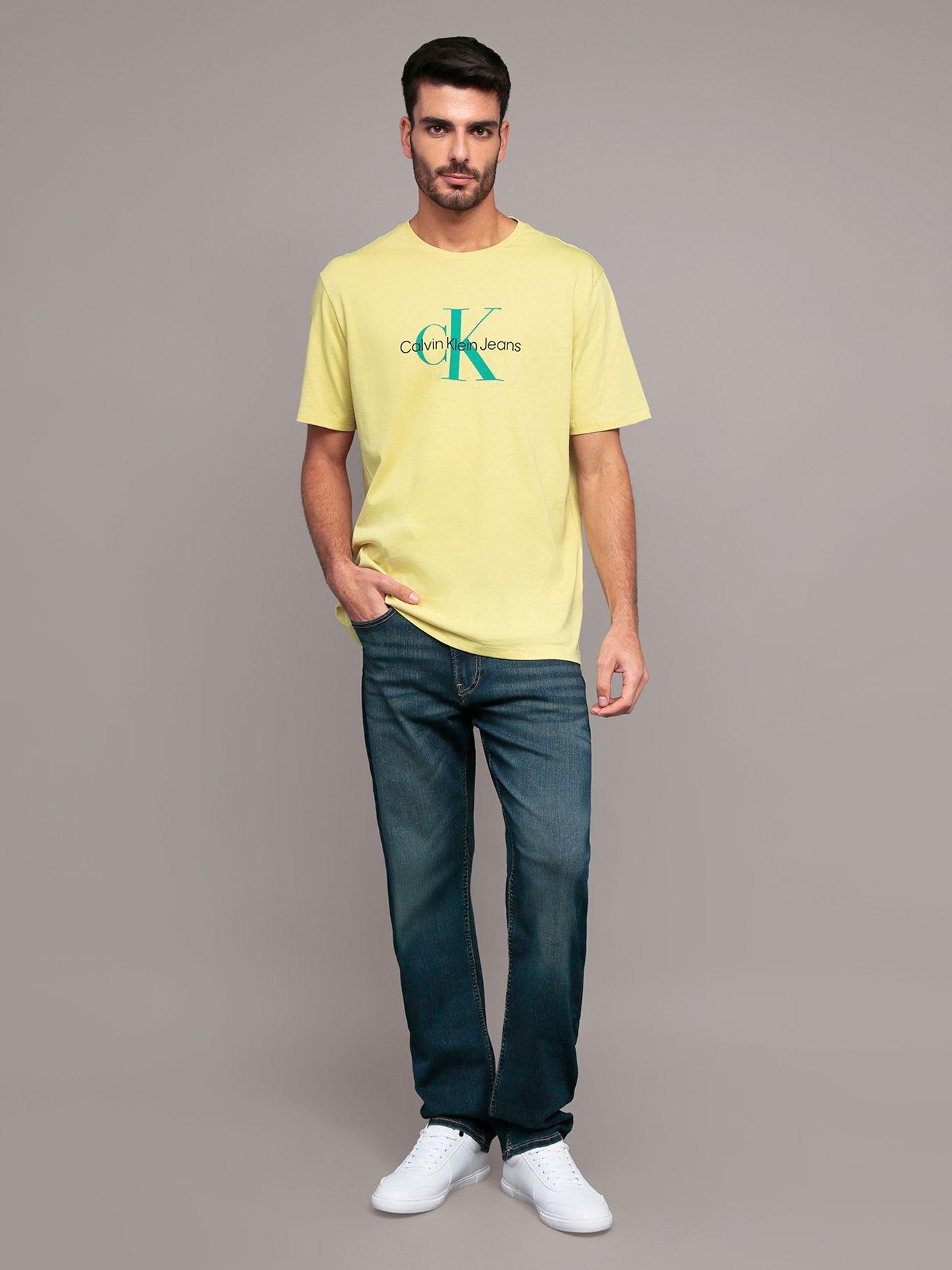 Polera Monogram Amarillo Calvin Klein-1