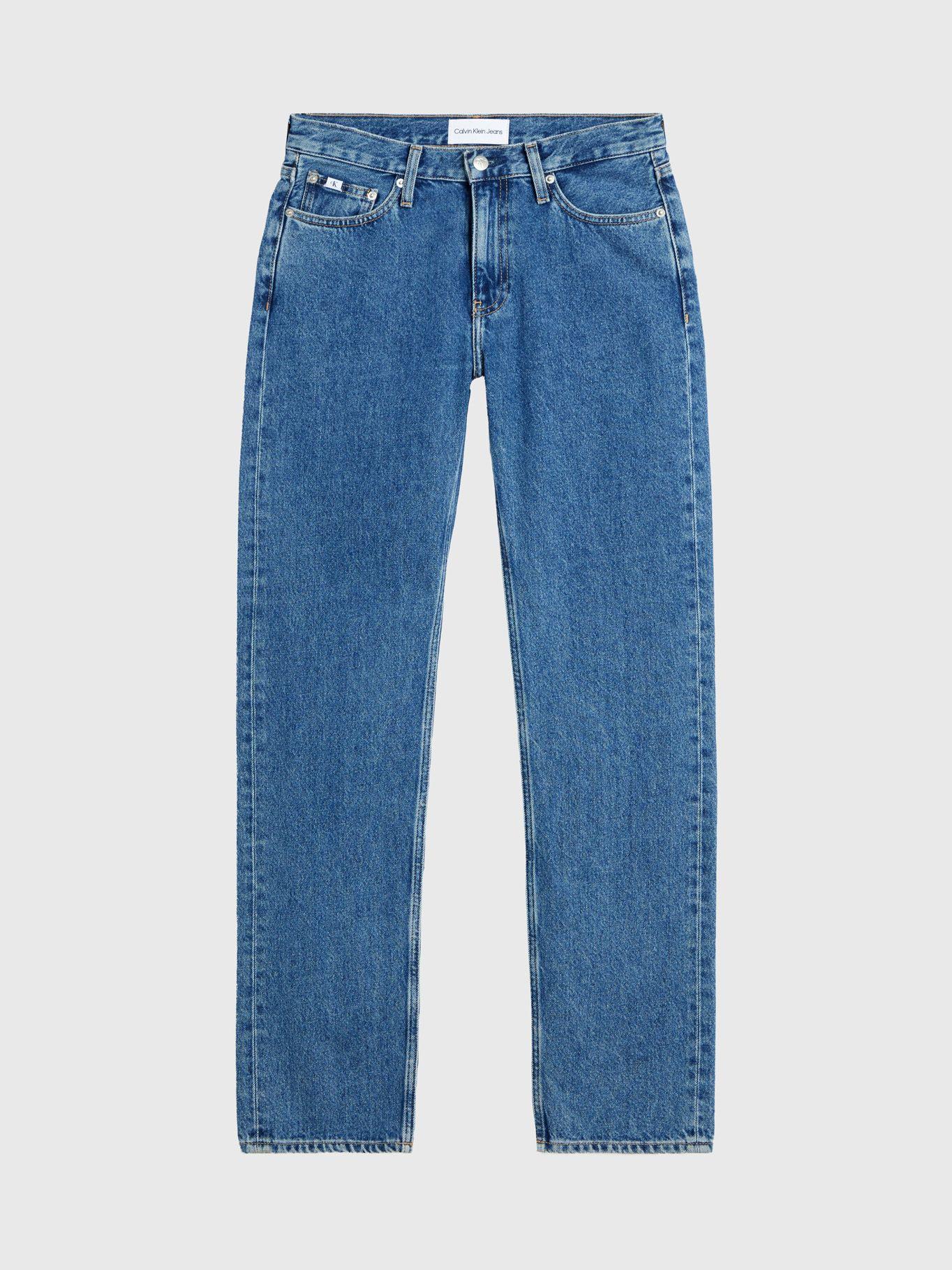 Jeans Low Rise Straight Azul-4