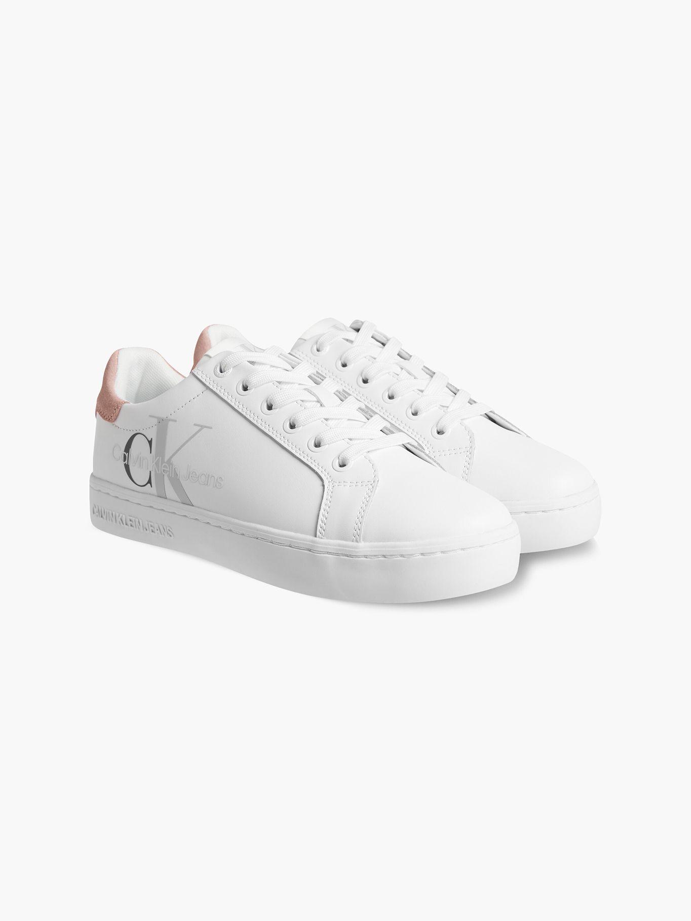 Zapatilla Cupsole Laceup Logo Blanco Calvin Klein-0