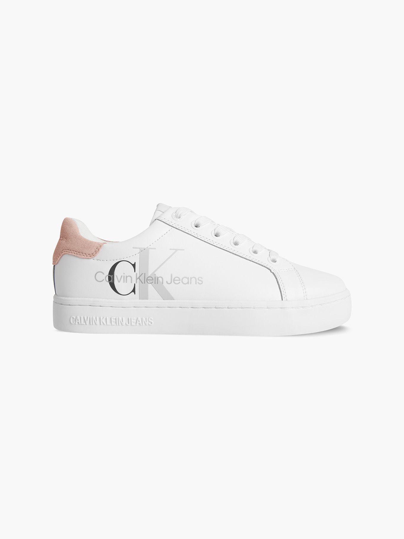 Zapatilla Cupsole Laceup Logo Blanco Calvin Klein-4