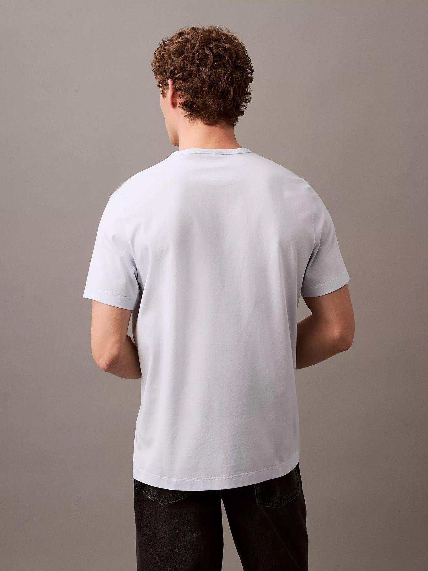 Polera de Punto Global Hero Celeste Calvin Klein-2