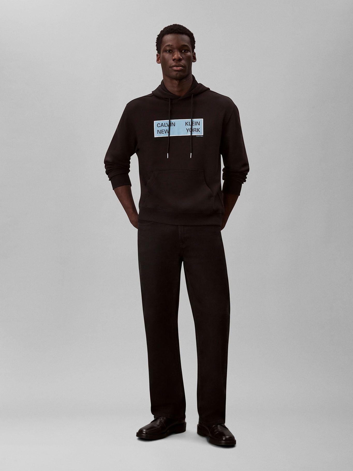 Polerón de Estampado Box Gráfico Negro Calvin Klein-1