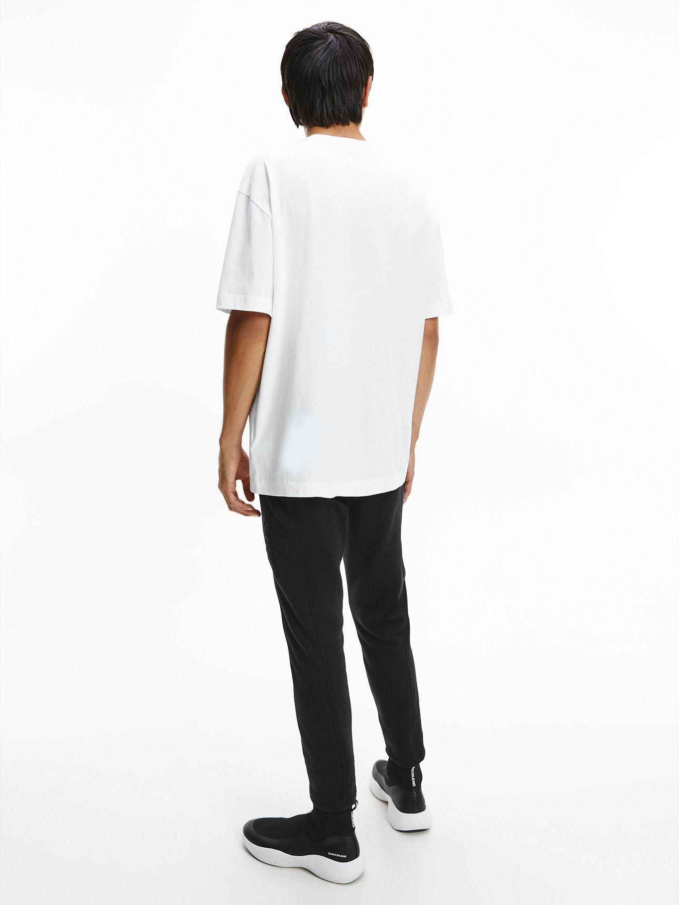 Polera Bold Monogram Oversized Blanco Calvin Klein-2