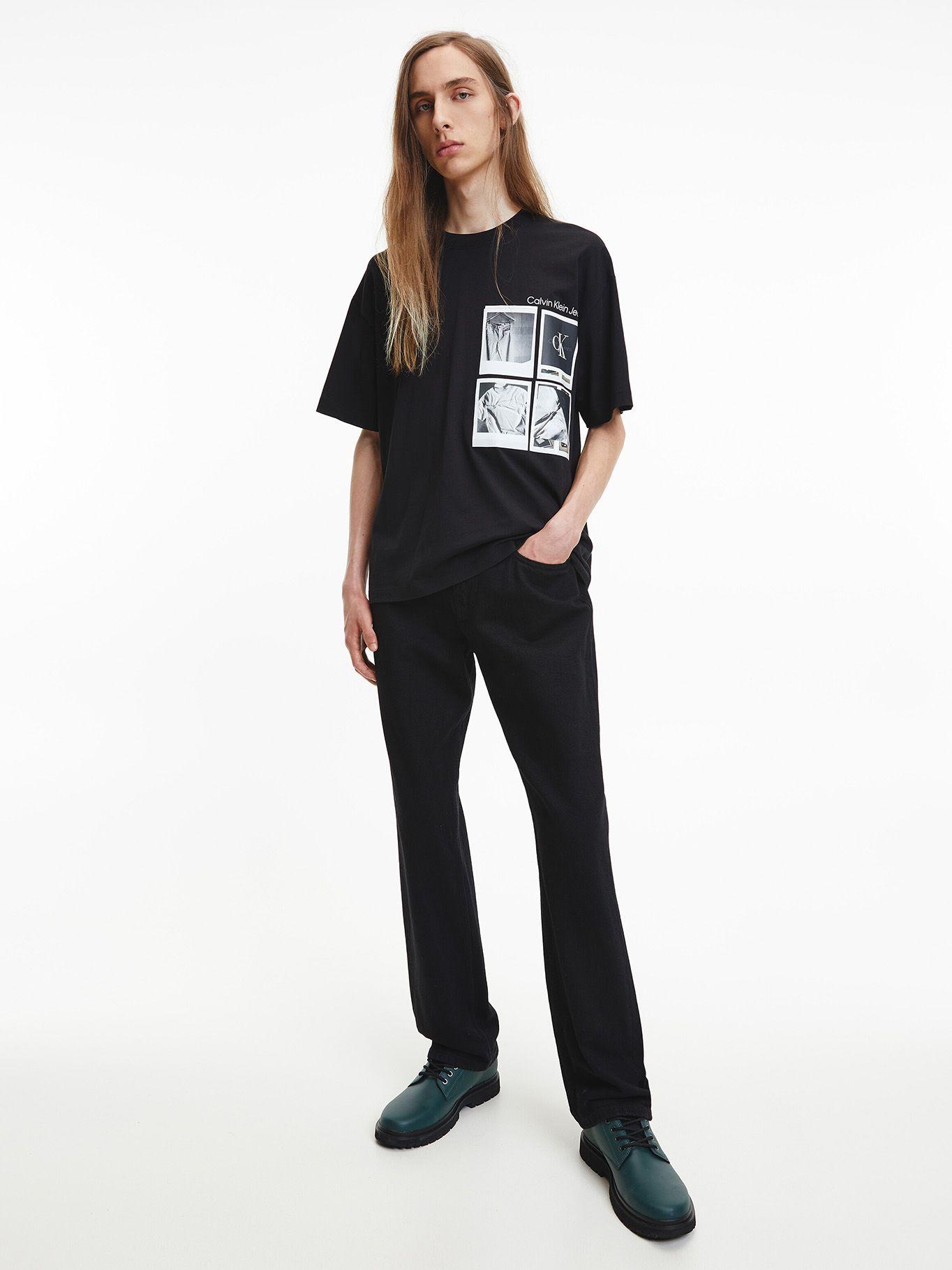 Polera Polaroid Negro Calvin Klein-1