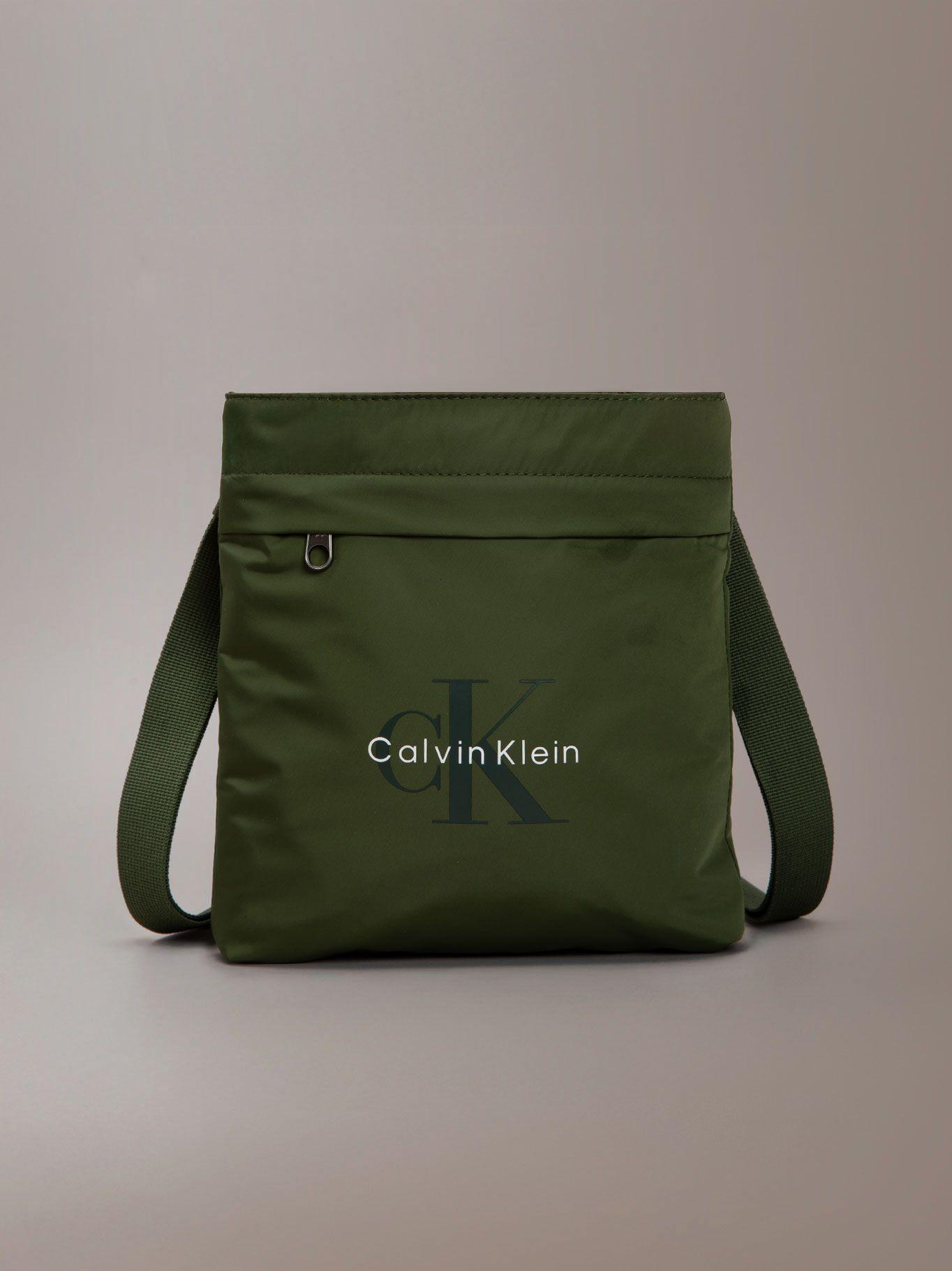 Bolso Plano Bandolera Sport Esencial Verde Calvin Klein-0
