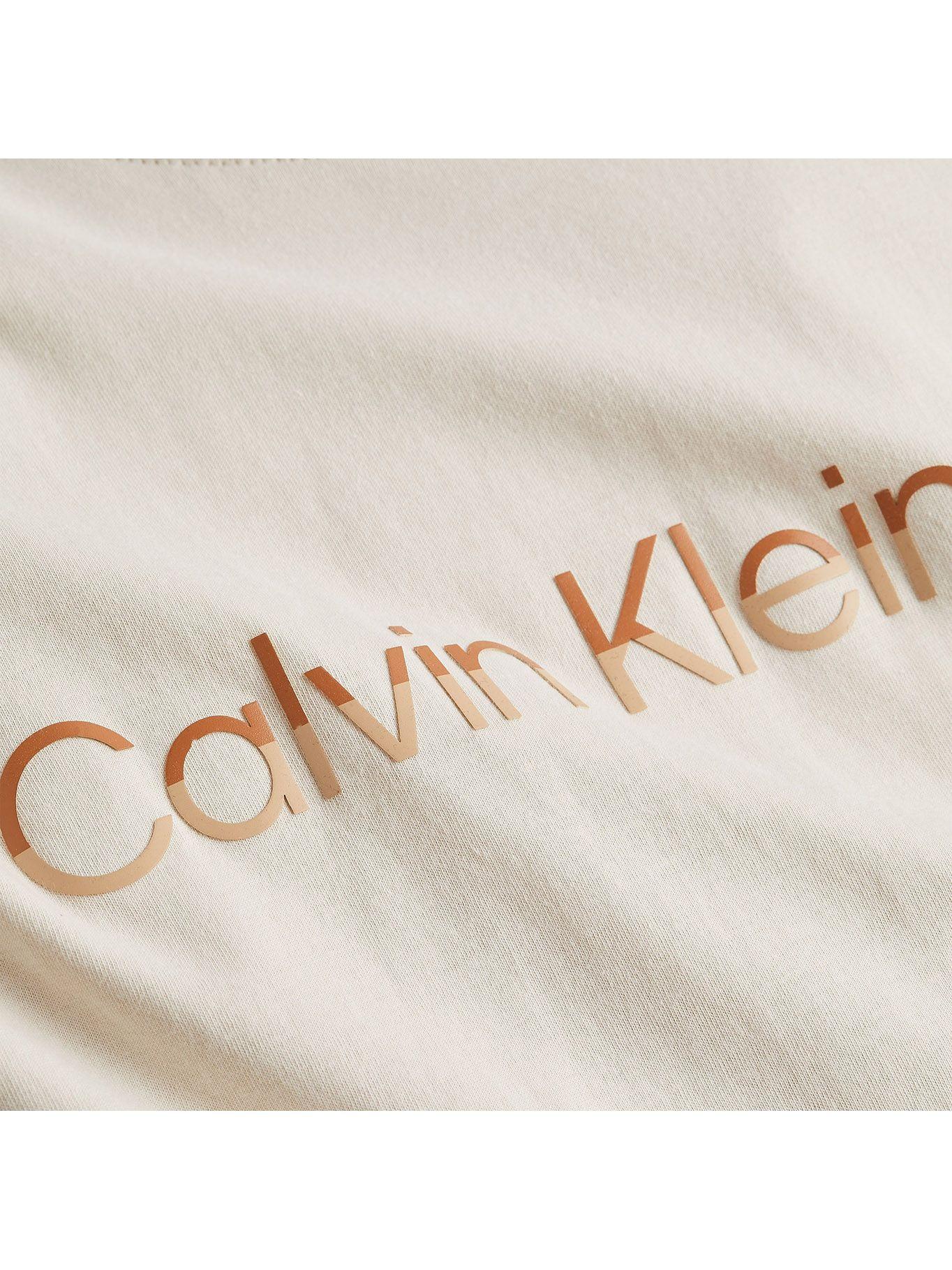 Polera Mixed Institutional Beige Calvin Klein-1