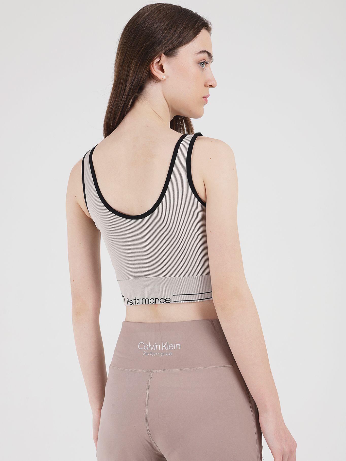 Bralette Ribbed Longline Multicolor Calvin Klein-1