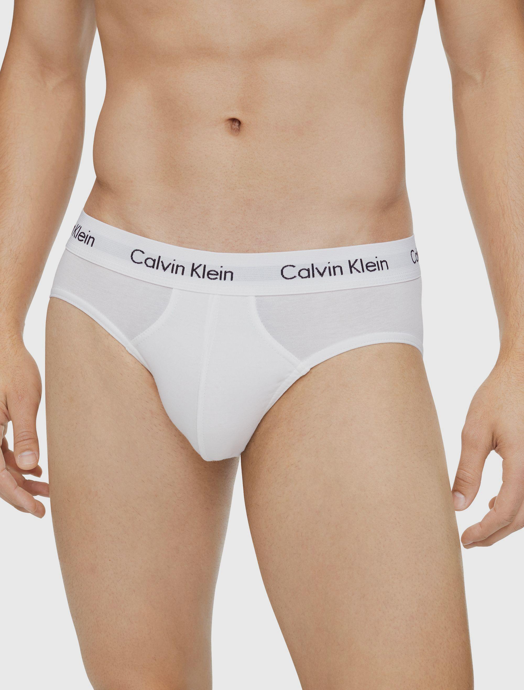Pack 3 Slips New Cotton Stretch Blanco Calvin Klein-1