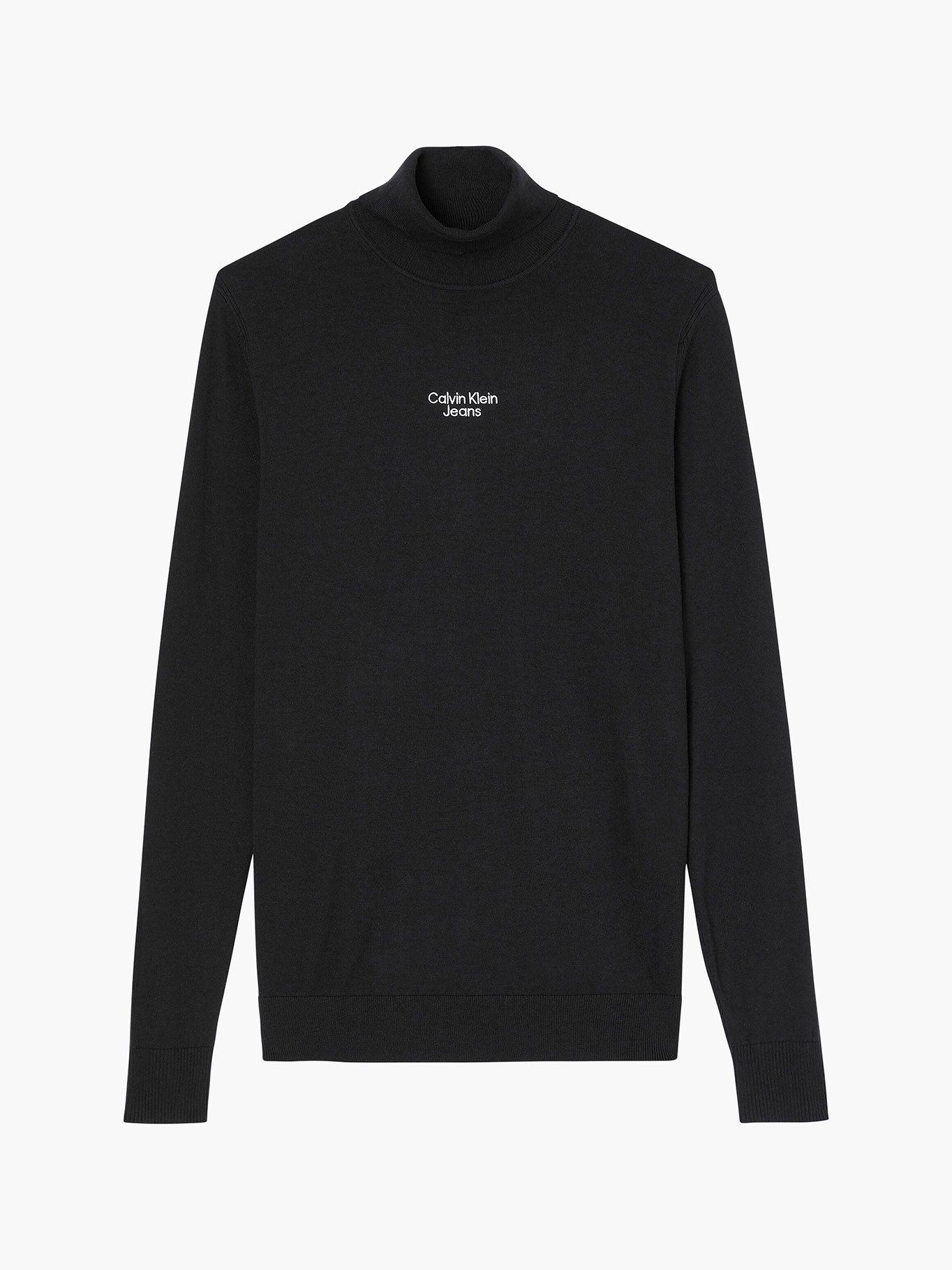 Suéter Stacked Logo Negro BEH Calvin Klein-4