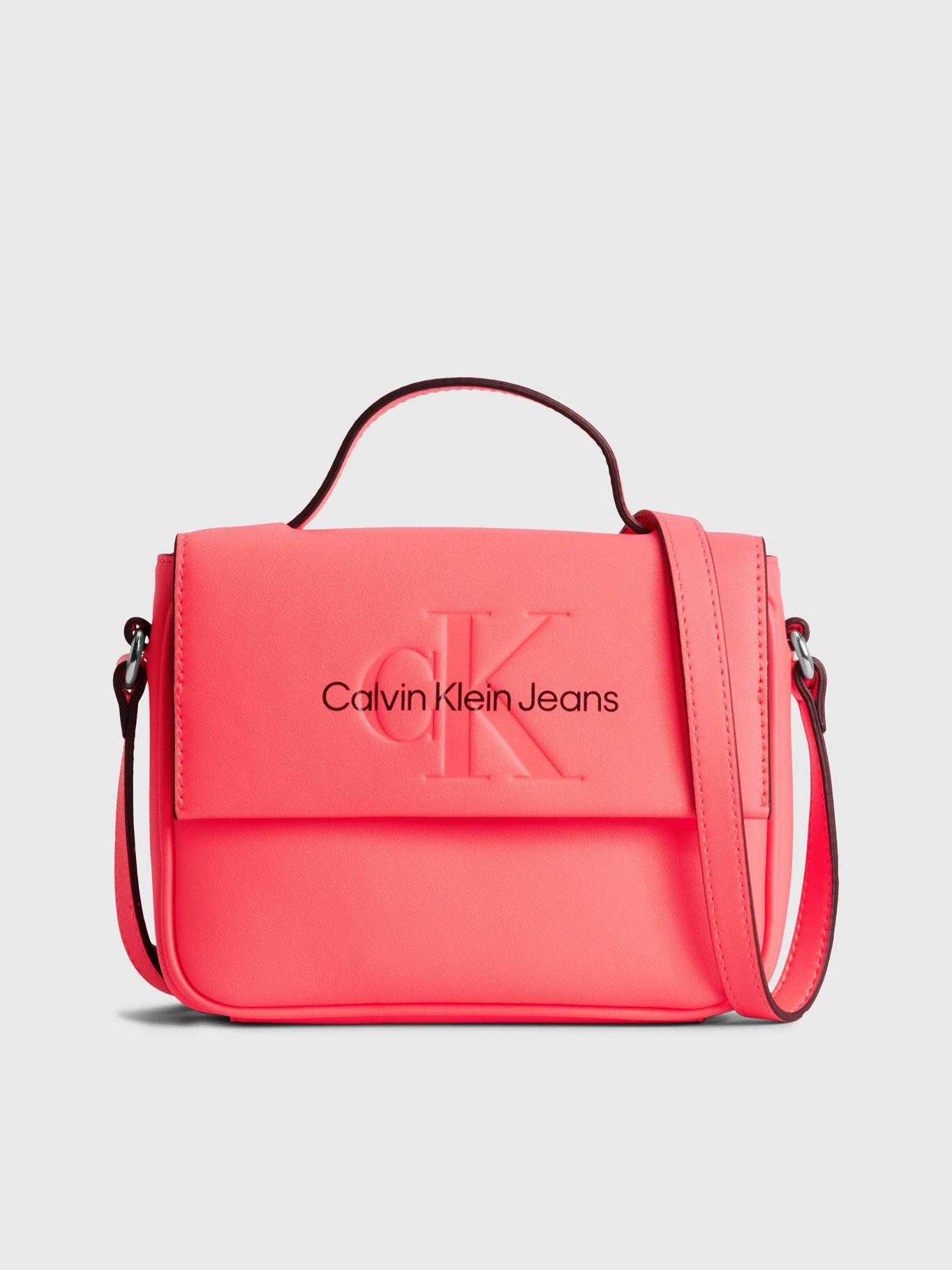 Bandolera Boxy Cuadrada Rosado Calvin Klein-0