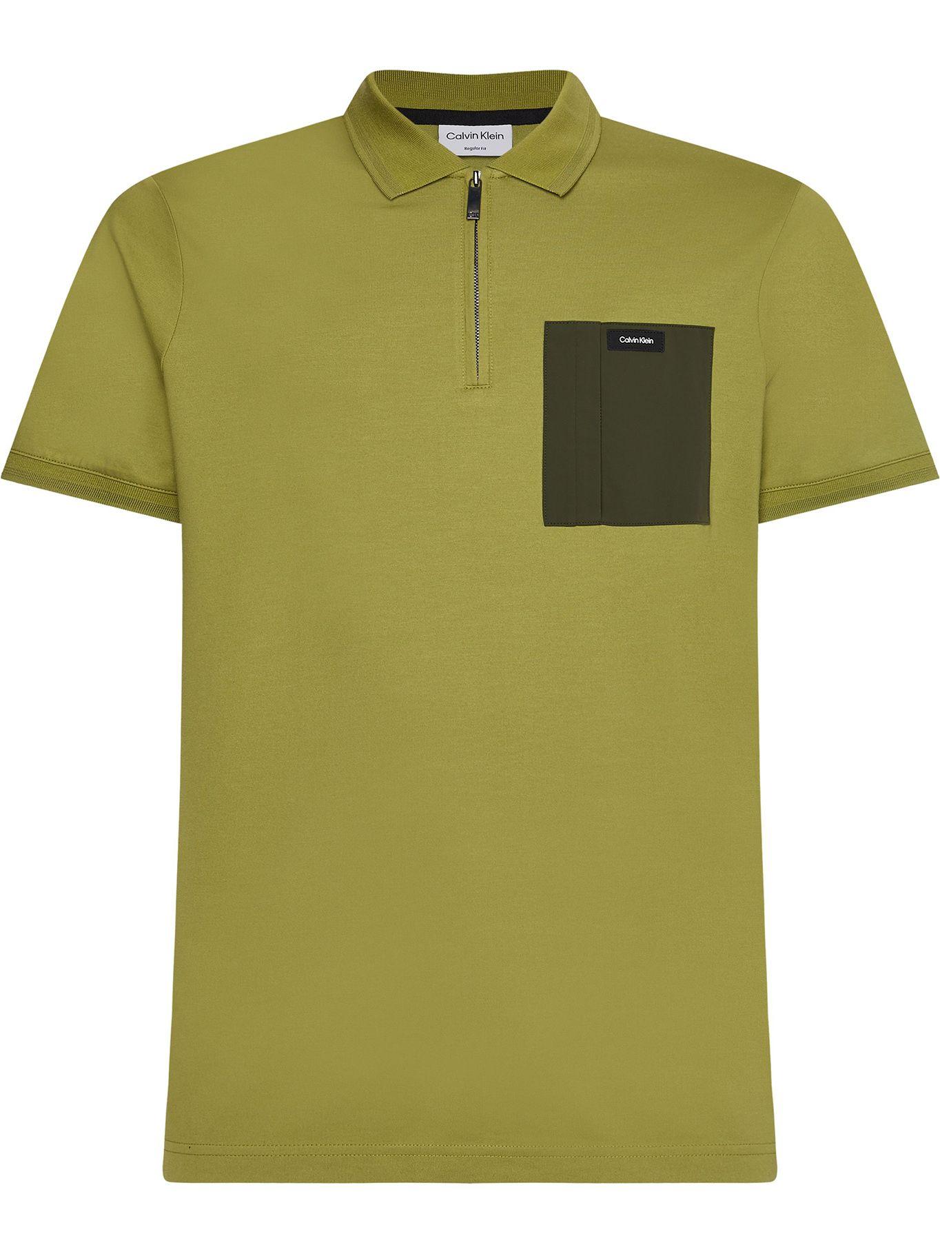 Polo con logo Verde Calvin Klein-0