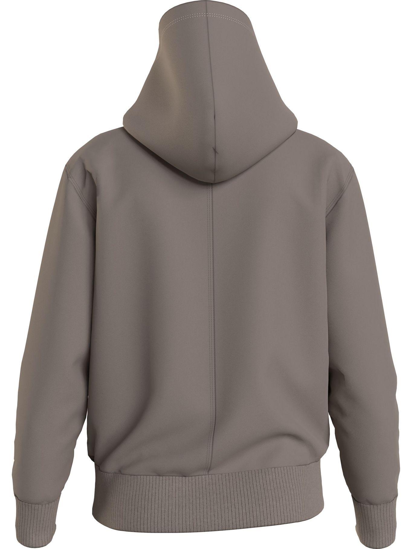 Hoodie Monogram Logo Gris A03 Calvin Klein-1