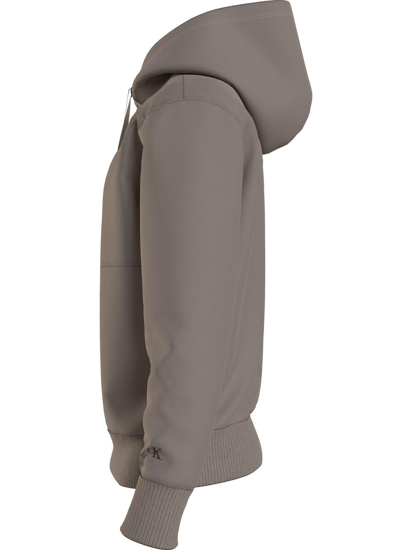 Hoodie Monogram Logo Gris A03 Calvin Klein-3