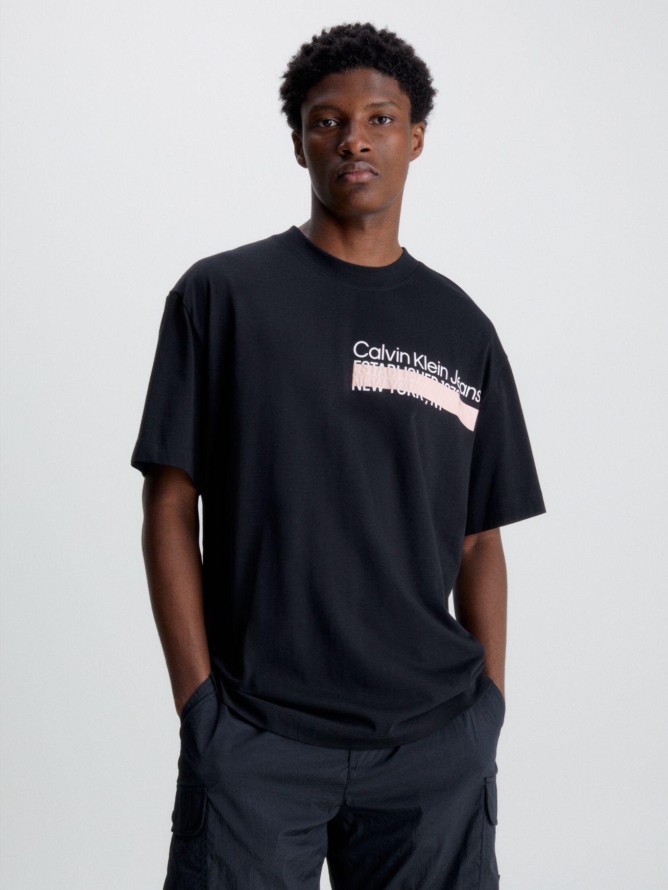 Polera Layered Address  Negro Calvin Klein-0