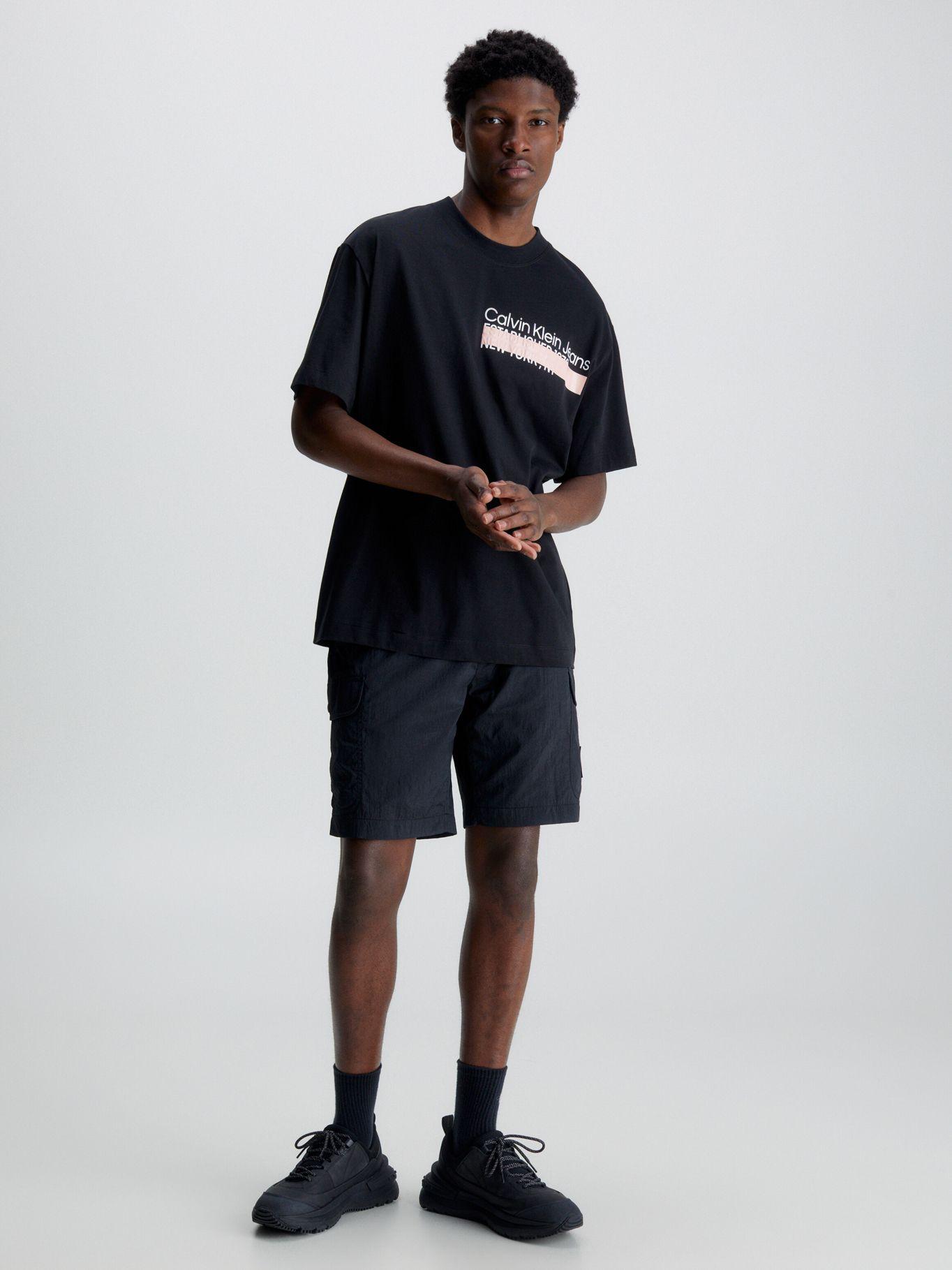 Polera Layered Address  Negro Calvin Klein-1