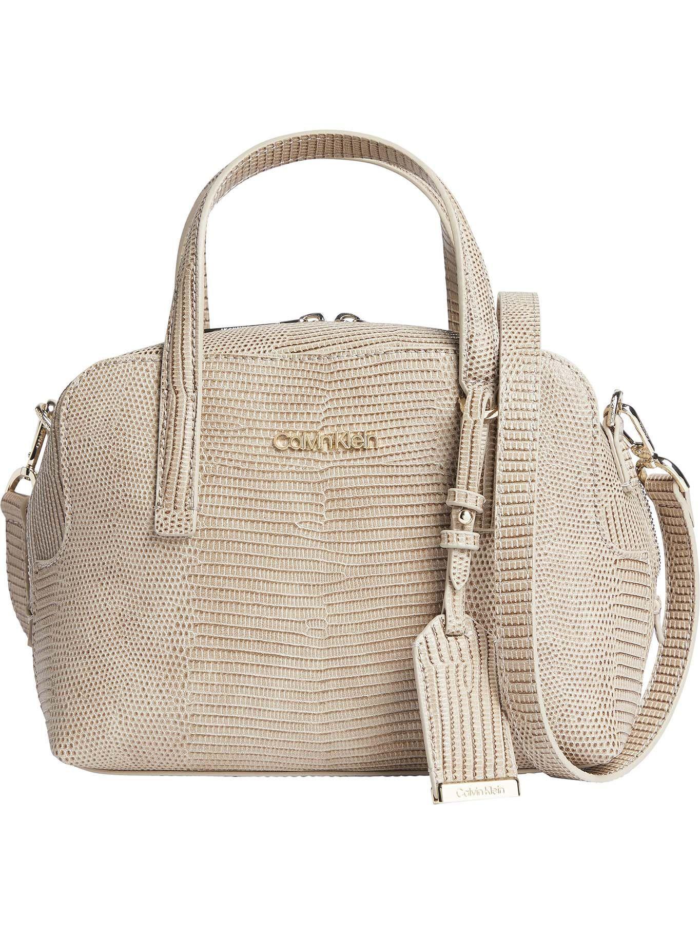 Cartera Handbag Lizard Beige Calvin Klein-0