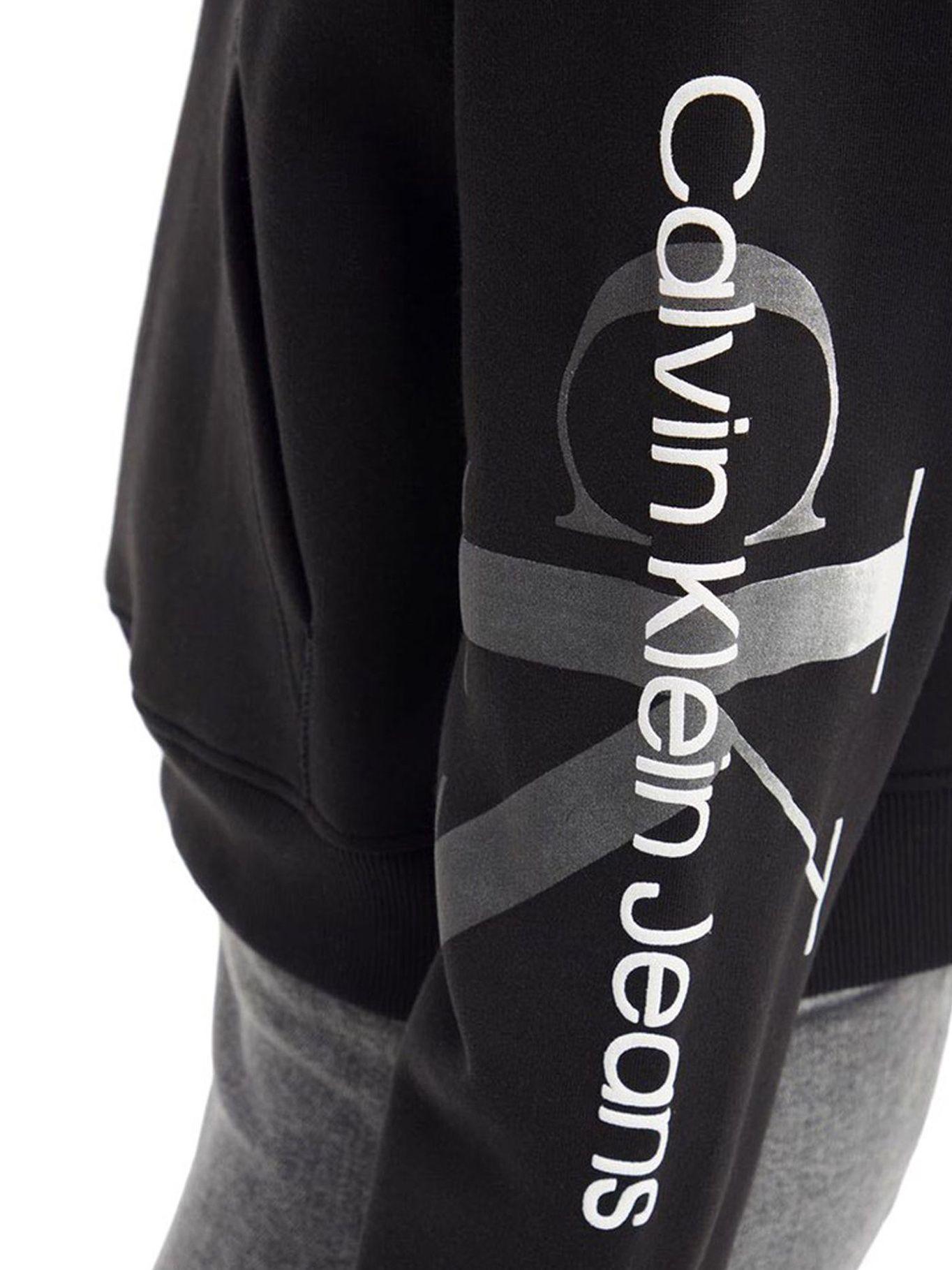Polerón Hoodie Gradient Monologo Negro Calvin Klein-2