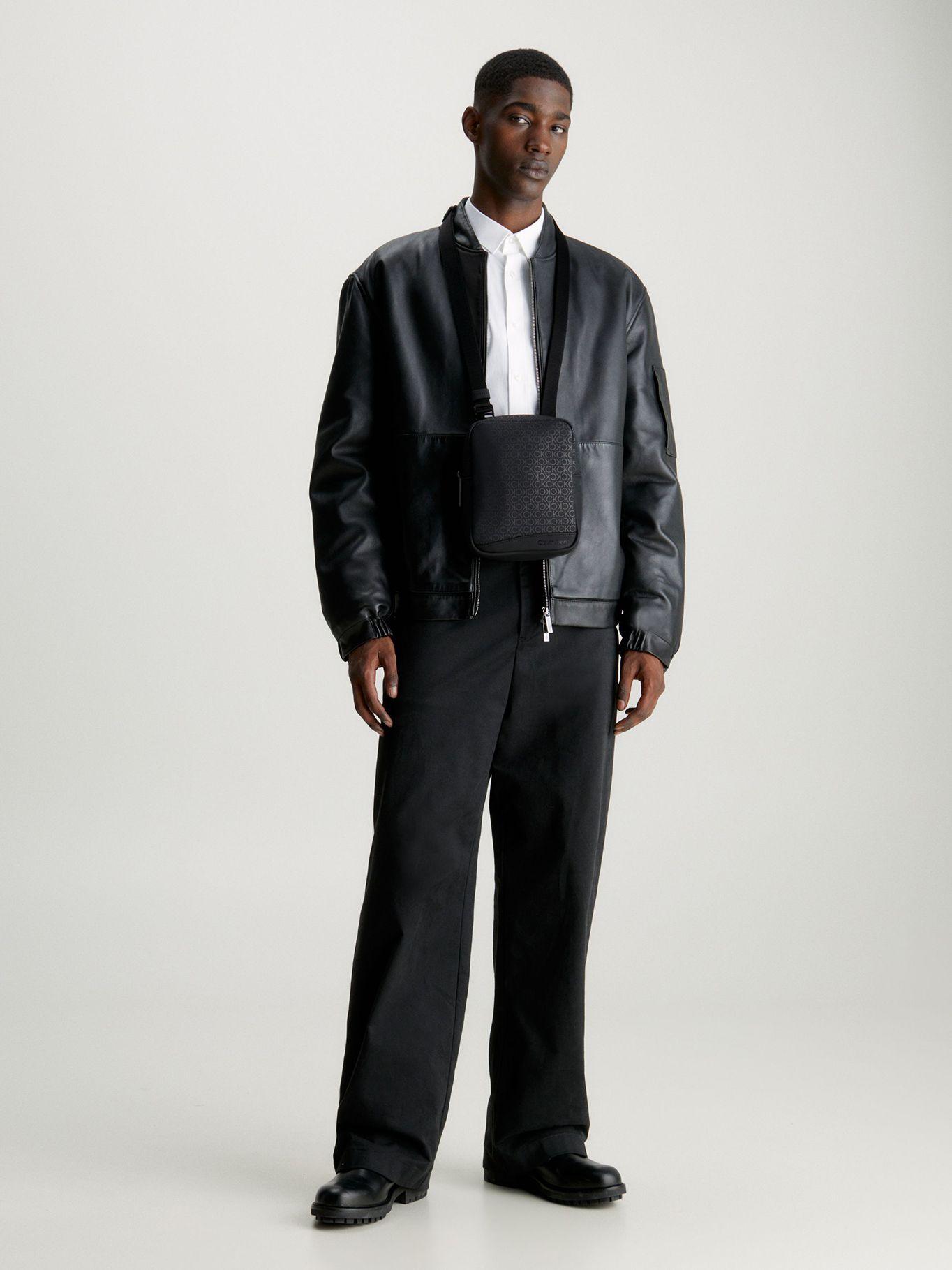 Bandolera Rubberized Negro Calvin Klein-5