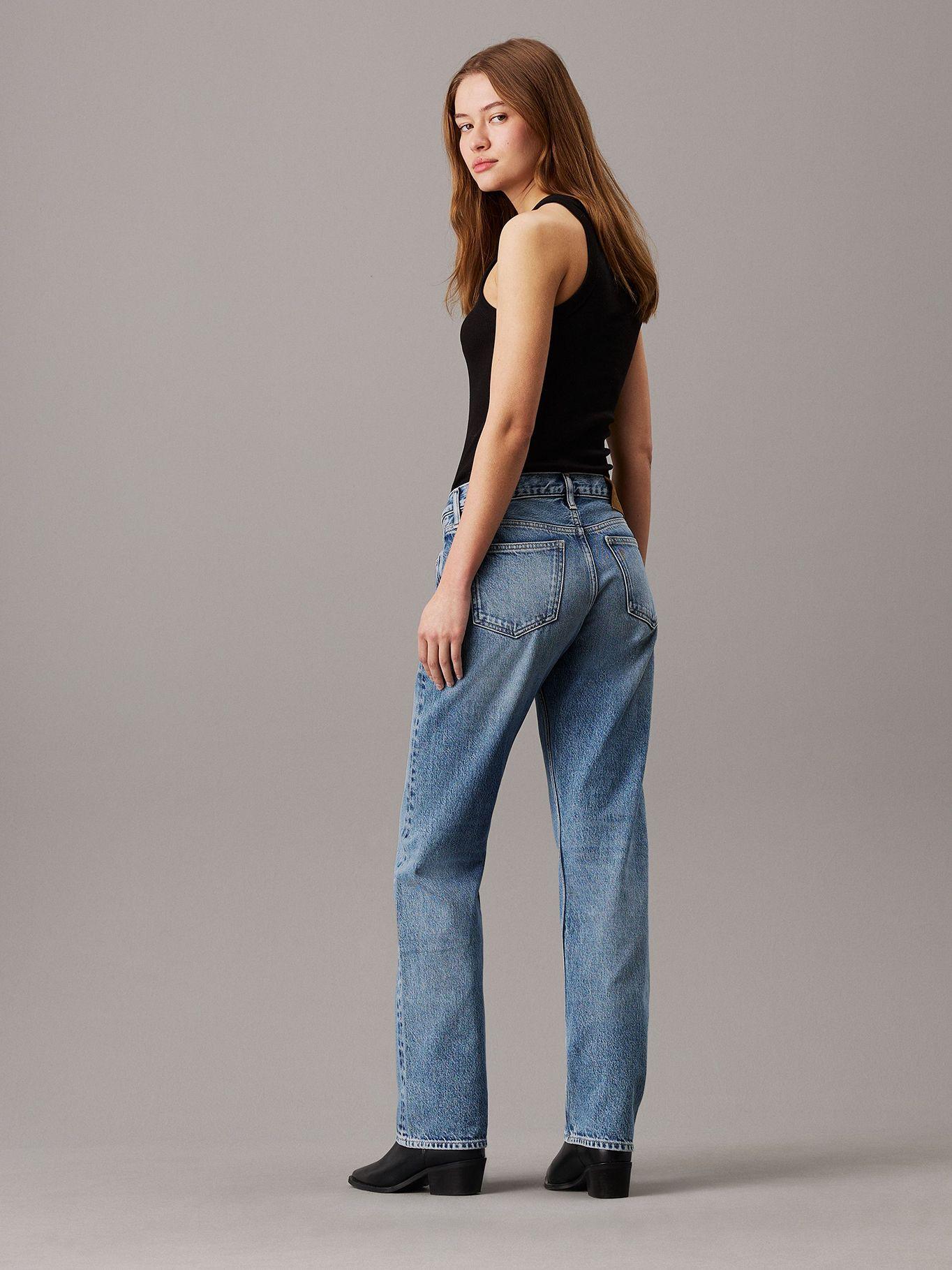 Jeans Low Rise Straight AA-1 Azul Calvin Klein-2
