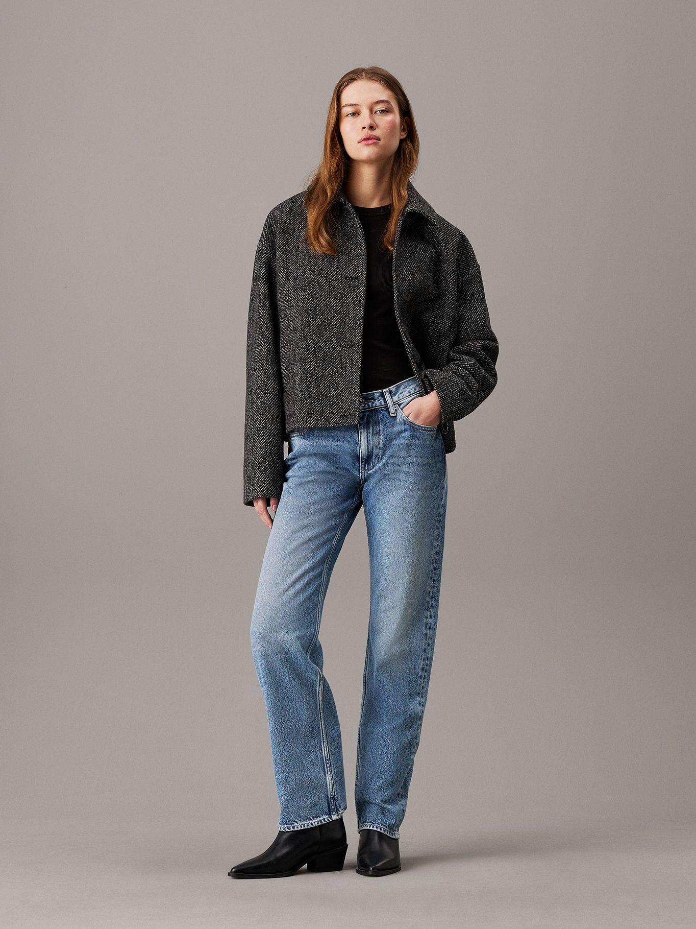 Jeans Low Rise Straight AA-1 Azul Calvin Klein-0