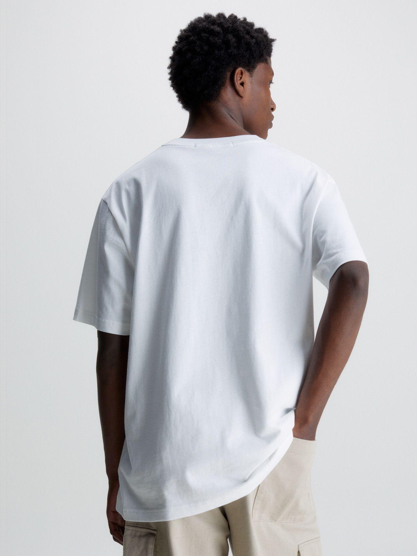 Polera Vertical Institutional Blanco Calvin Klein-2
