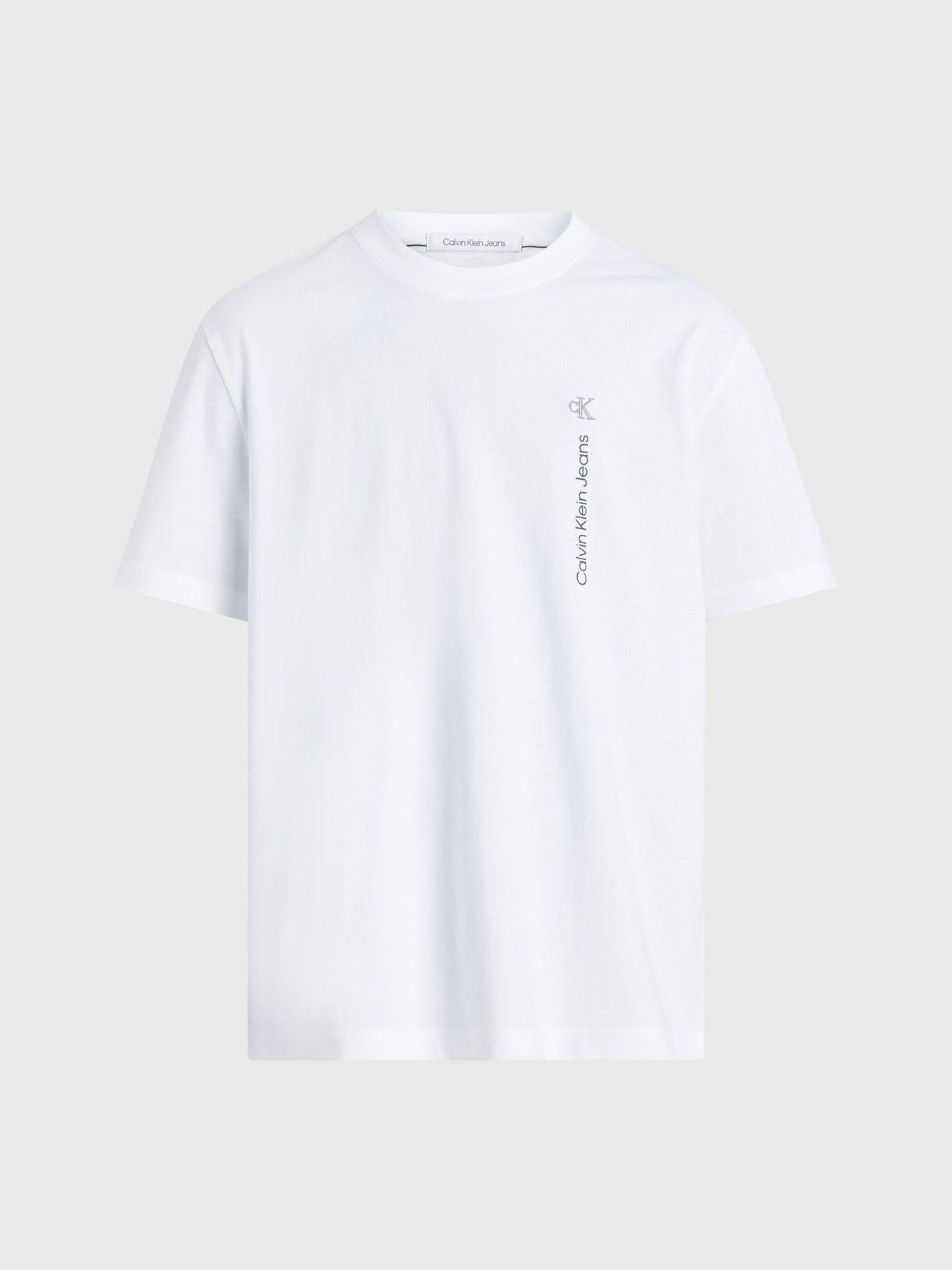 Polera Vertical Institutional Blanco Calvin Klein-4