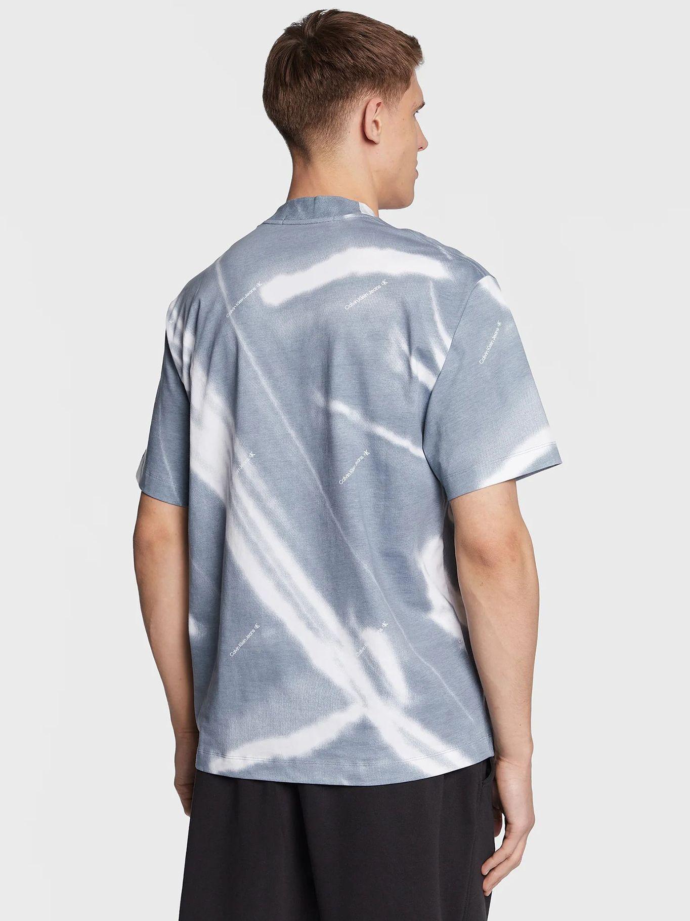 Camiseta con cuello redondo Gris Calvin Klein-2