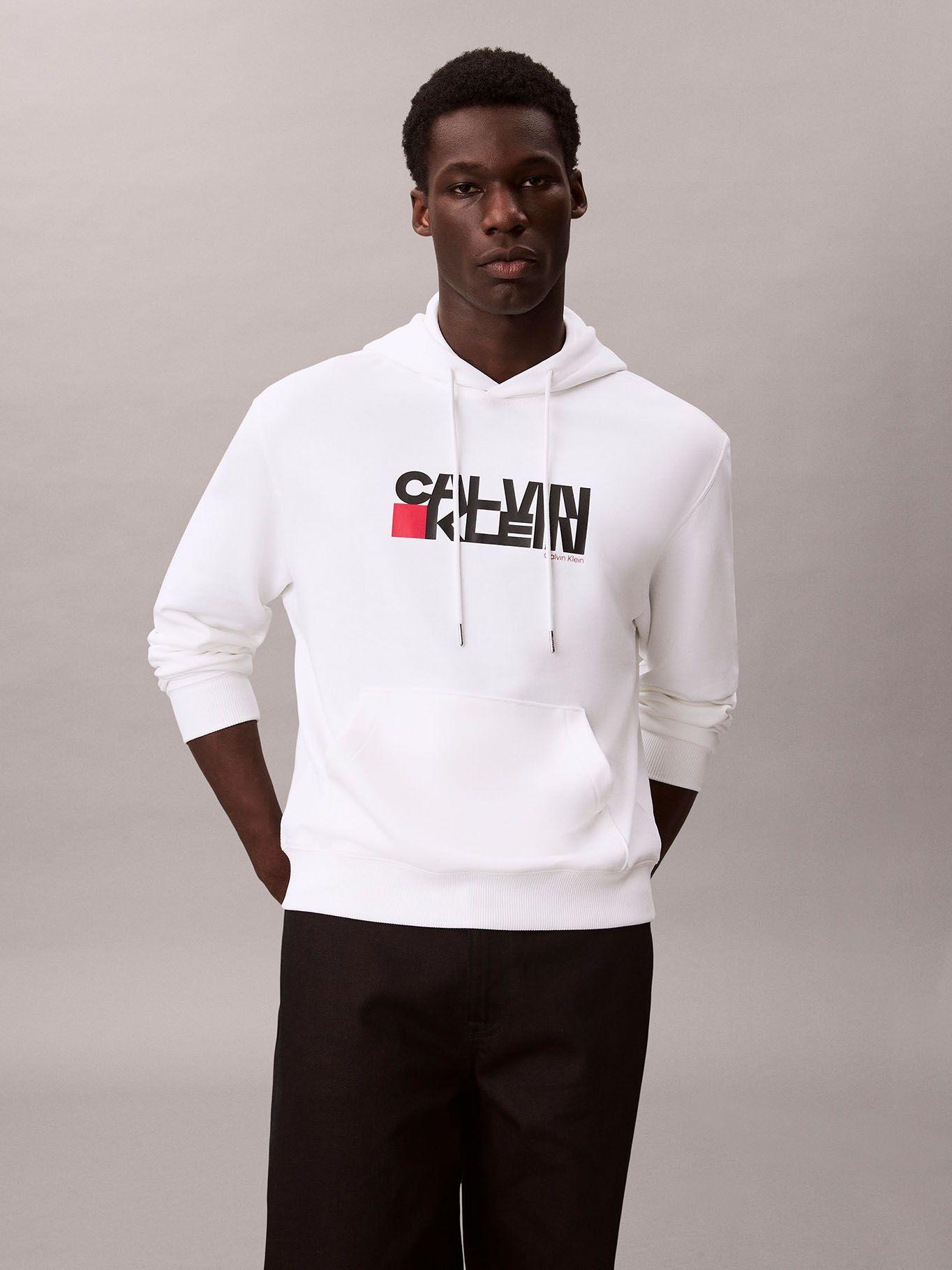 Polerón con Gorro y Logo Red Box Blanco Calvin Klein-0