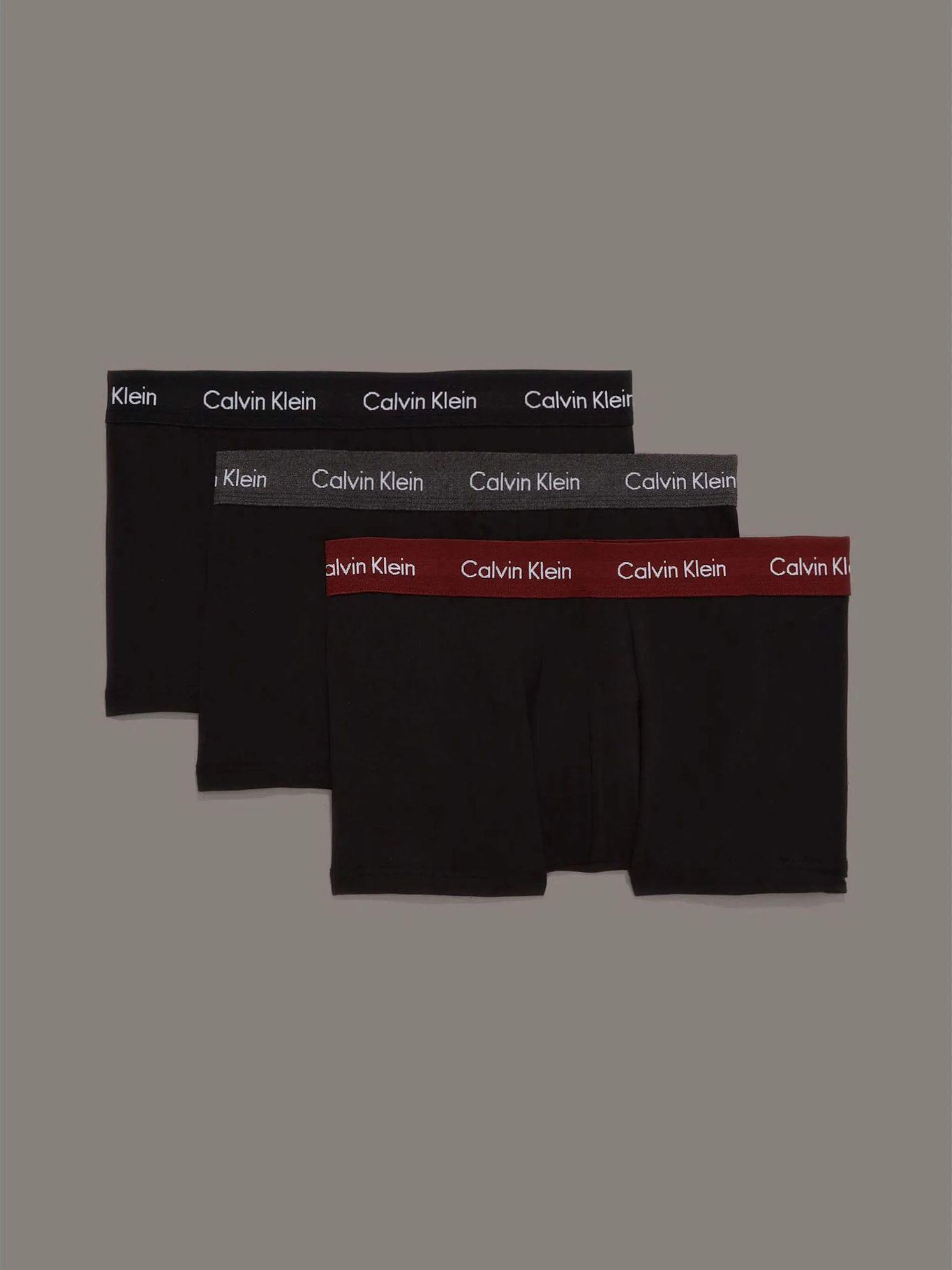 Pack 3 Bóxer L Rise Trunk Stretch Negro Calvin Klein-0