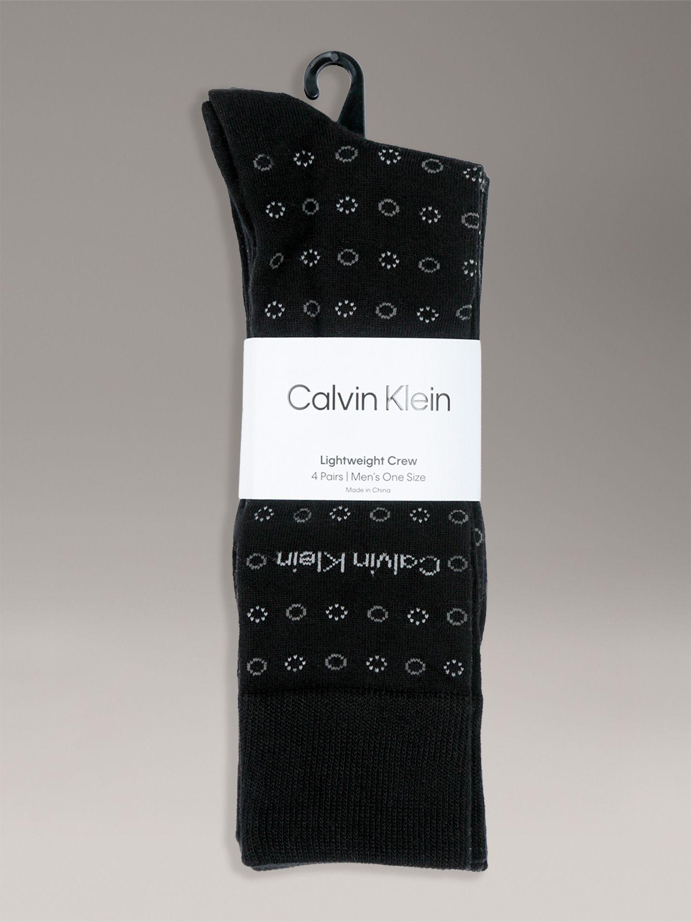 Pack 4 Calcetine Rayon Flatknit Dres Negro Calvin Klein-2